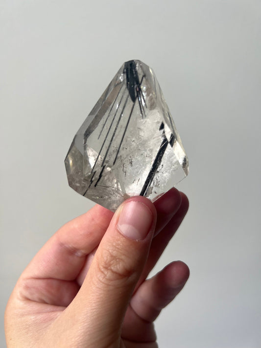 Stunning High Grade Tourmaline in Quartz Freeform