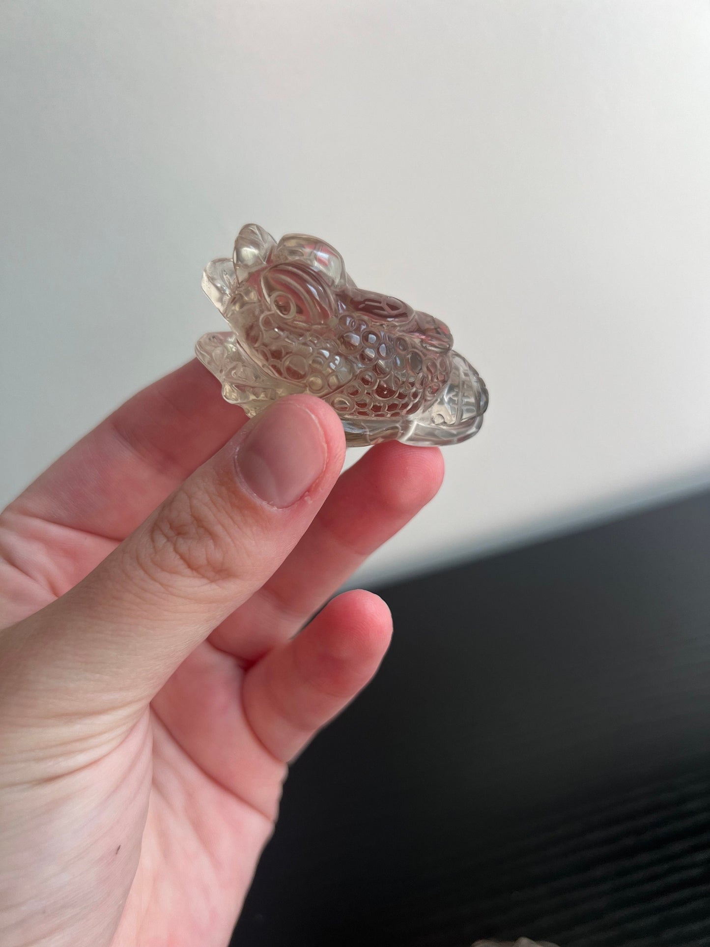 Natural Citrine Money Toads | Hand Carved Feng Shui Jin Chan