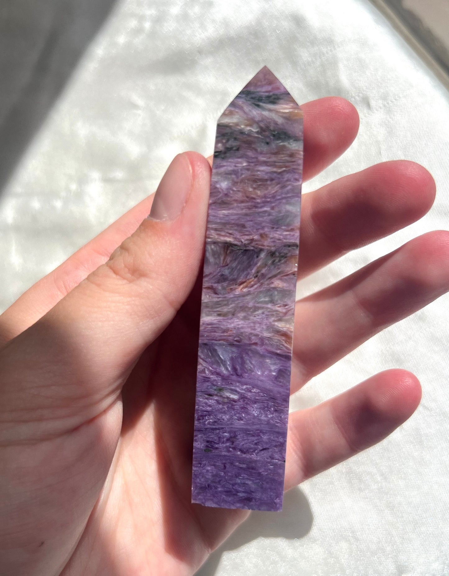 Gorgeous High Quality Charoite Tower | Charoite Obelisk