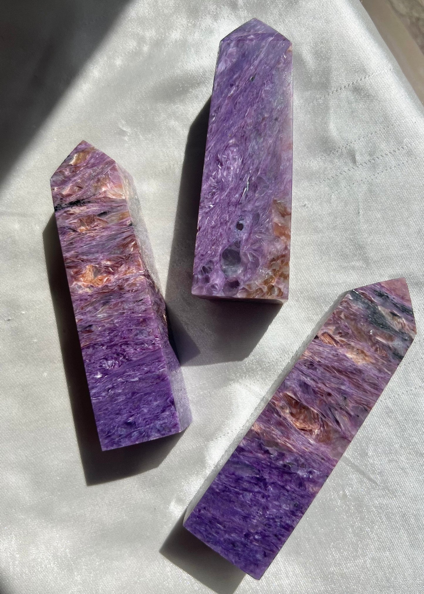 Gorgeous High Quality Charoite Tower | Charoite Obelisk