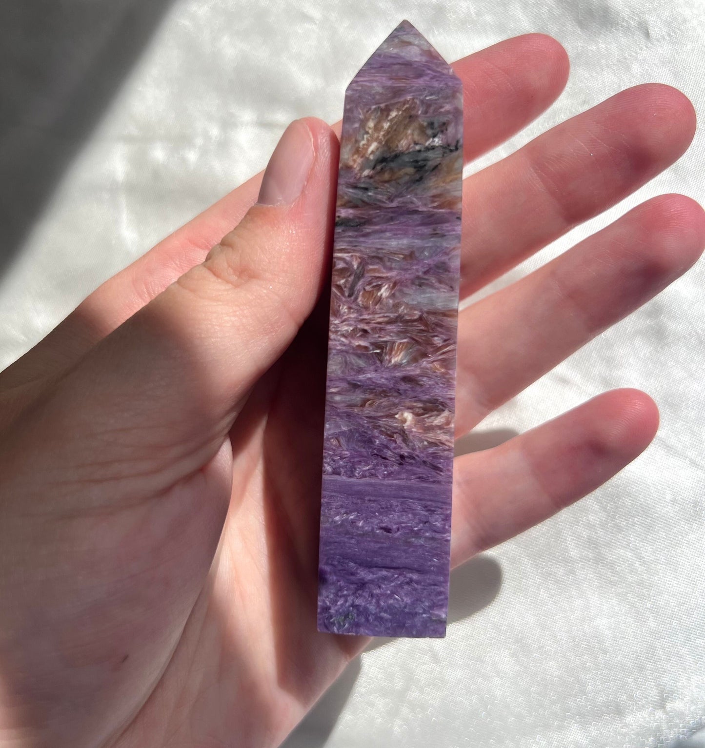 Gorgeous High Quality Charoite Tower | Charoite Obelisk