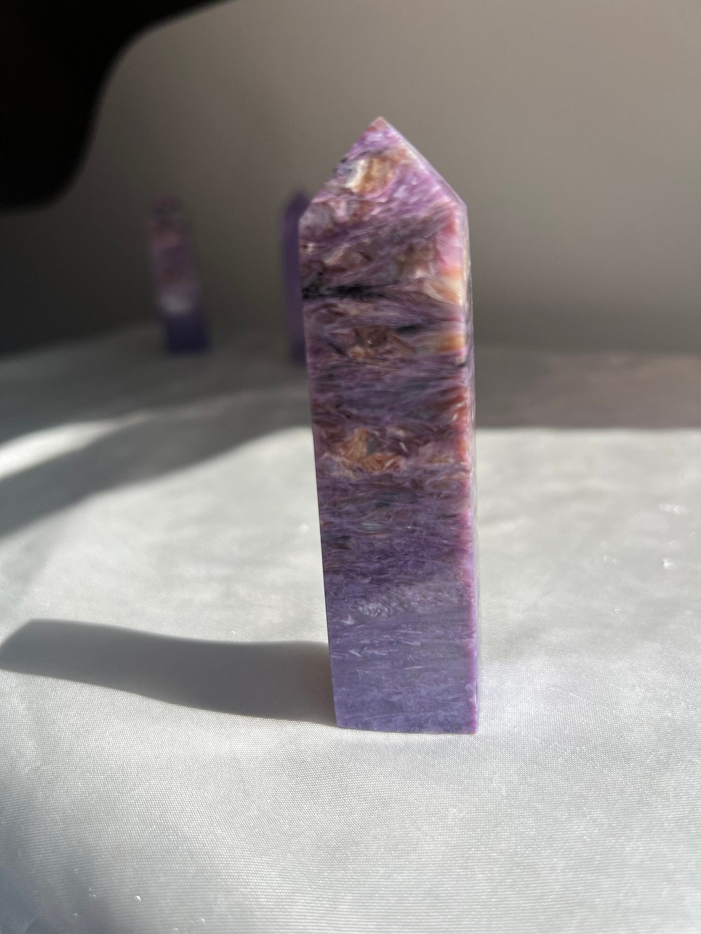 Gorgeous High Quality Charoite Tower | Charoite Obelisk