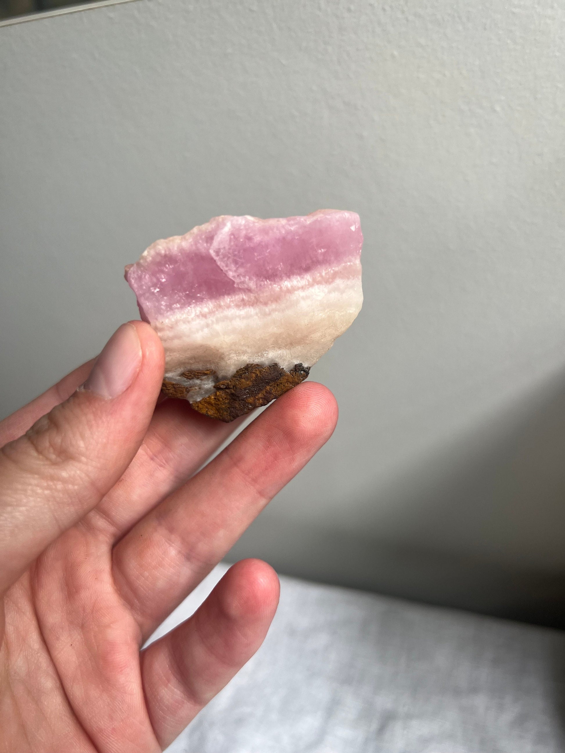 Stunning Raw Pink Aragonite Specimen from Pakistan