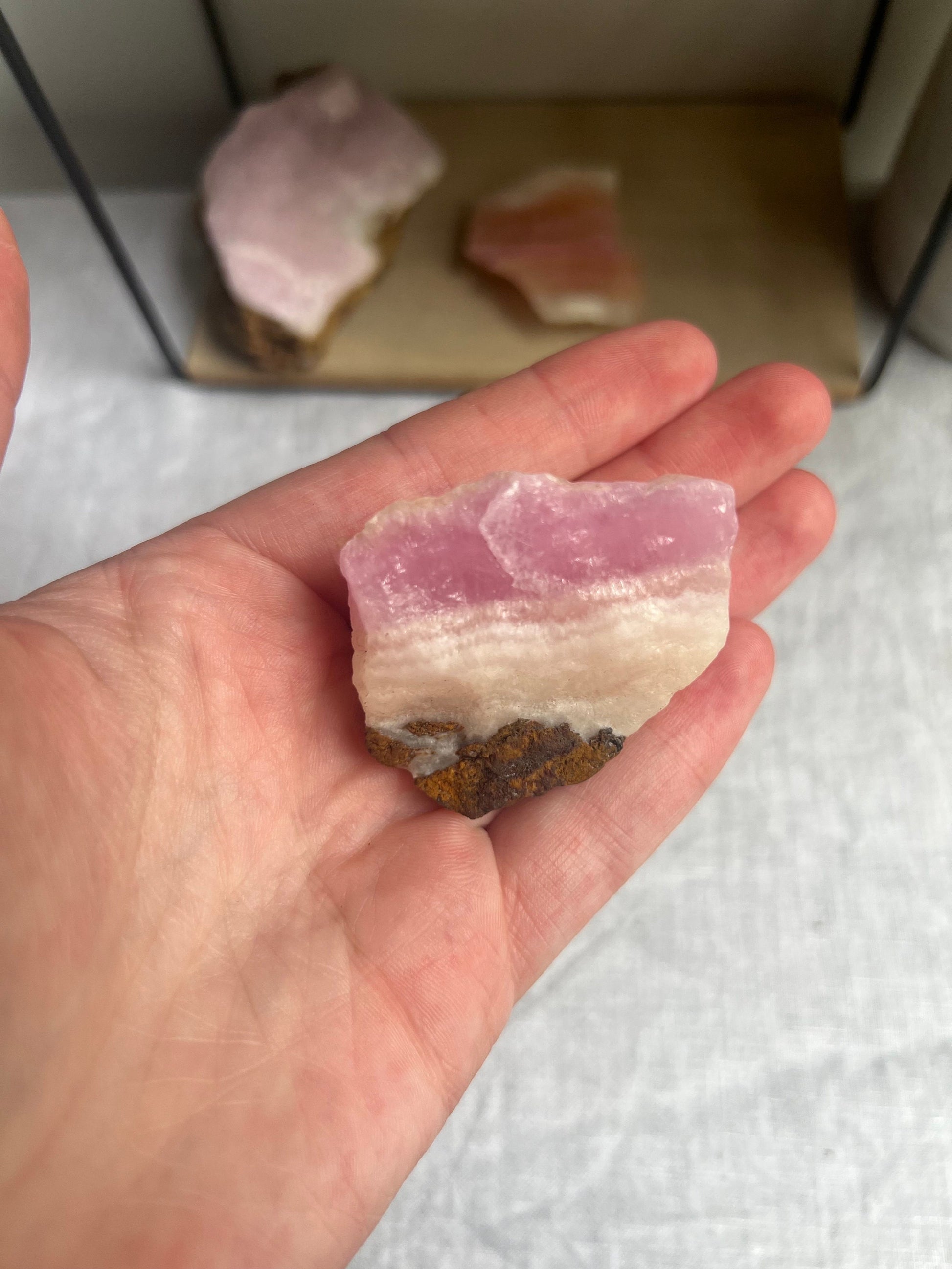 Stunning Raw Pink Aragonite Specimen from Pakistan