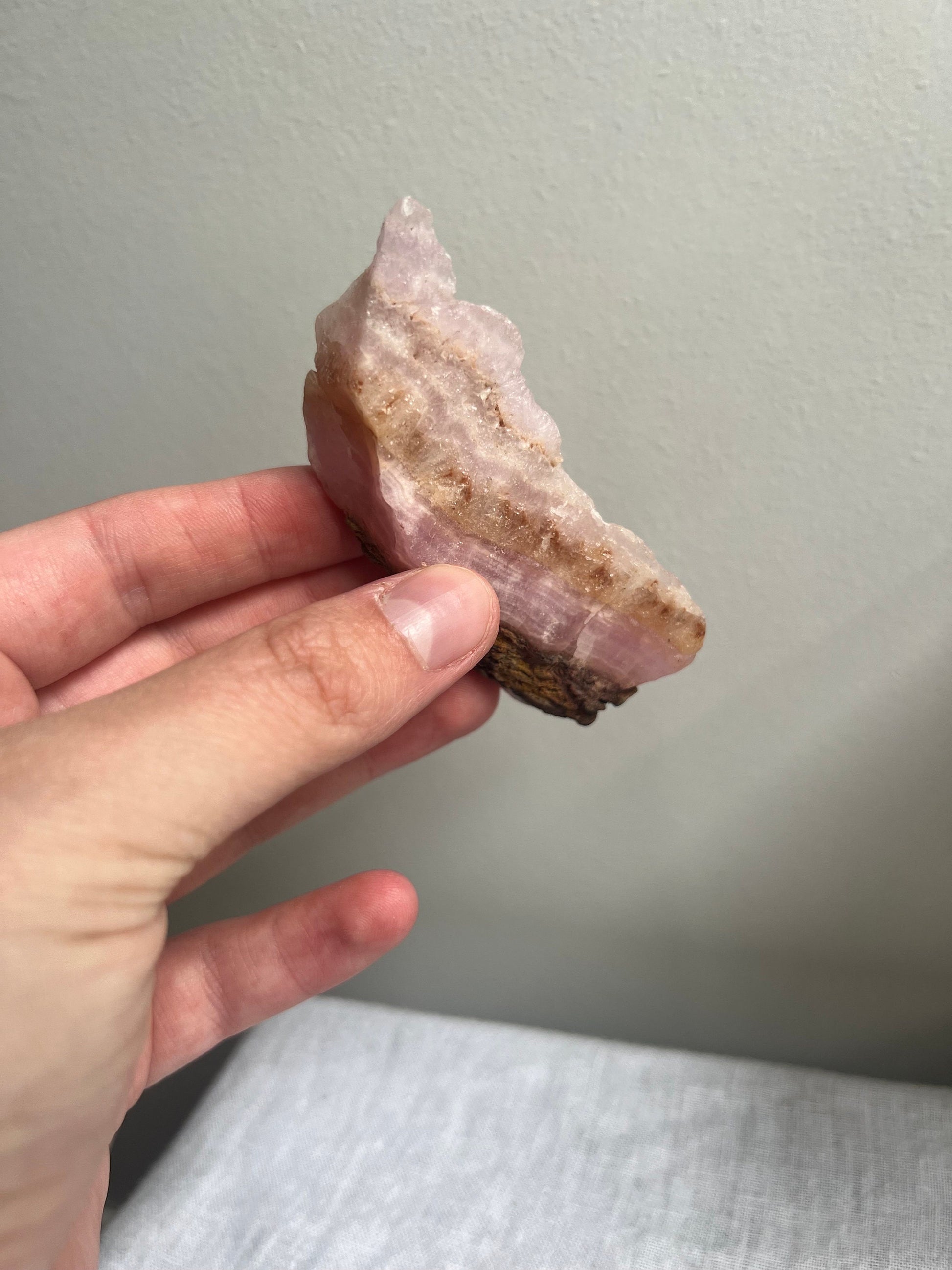 Stunning Raw Pink Aragonite Specimen from Pakistan