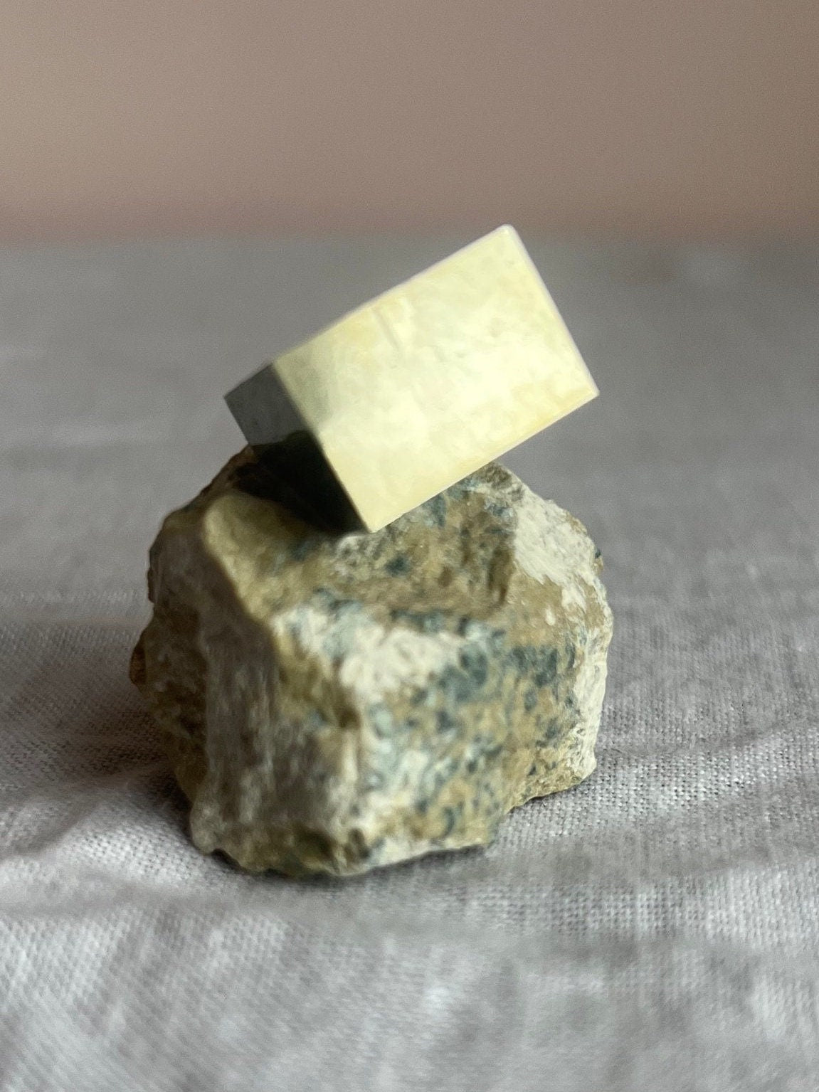 Beautiful Pyrite Cubic Specimen on Matrix