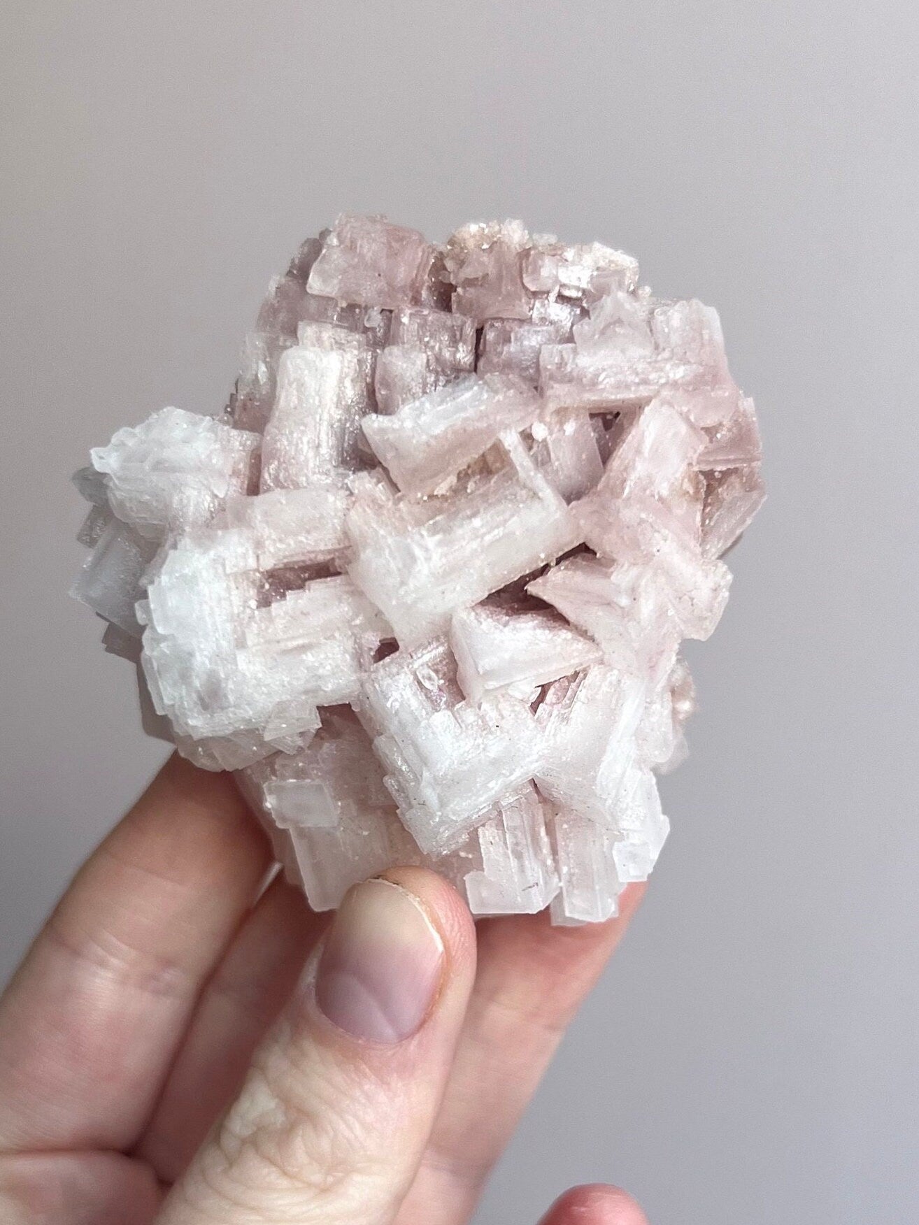 Rare Pink Halite on Trona from Owen’s Lake