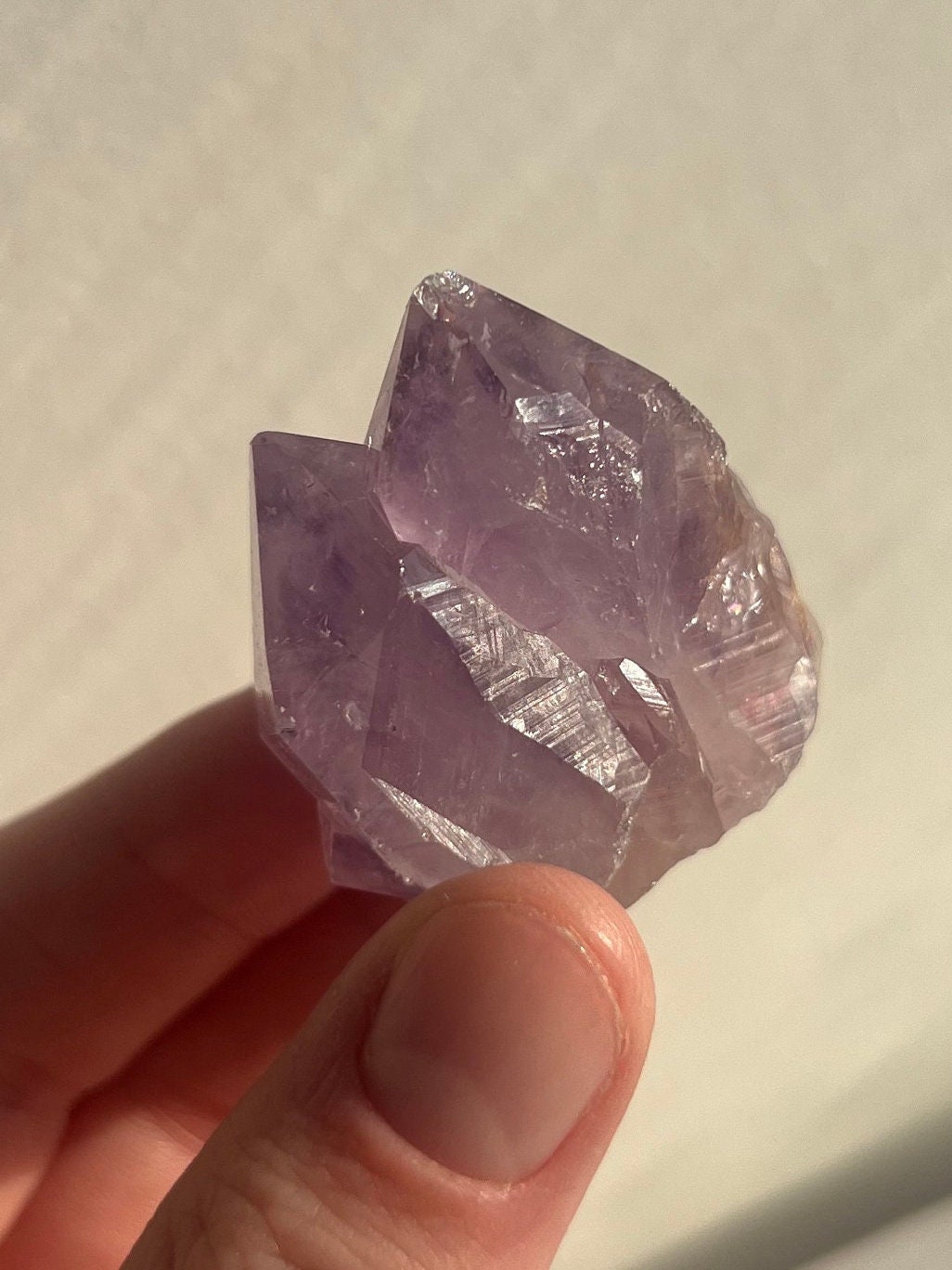 Raw Double Pointed Amethyst