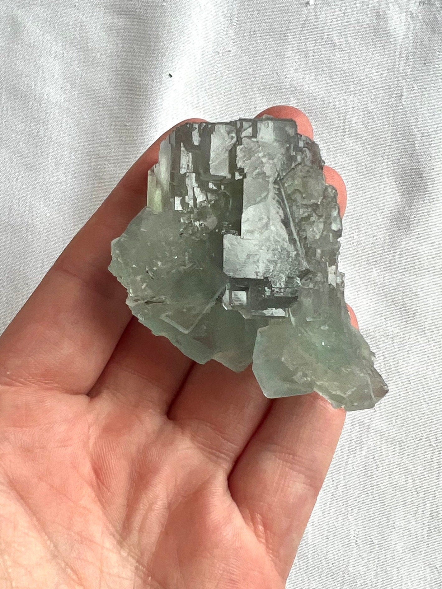 Raw fluorite specimen