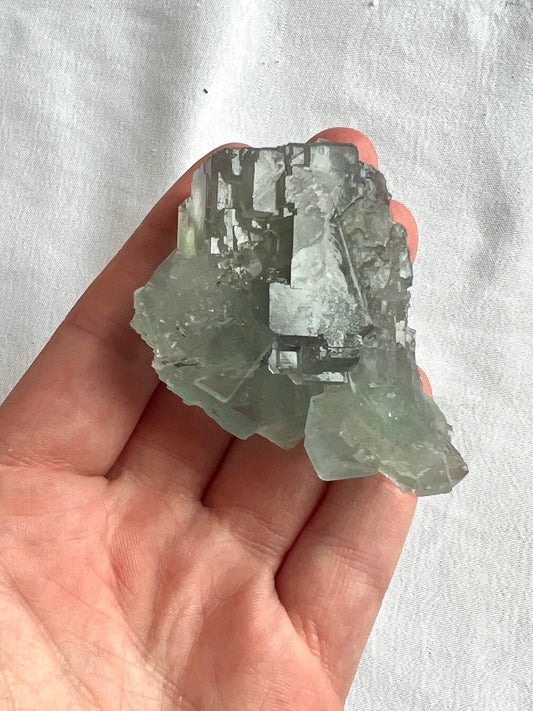 Raw fluorite specimen