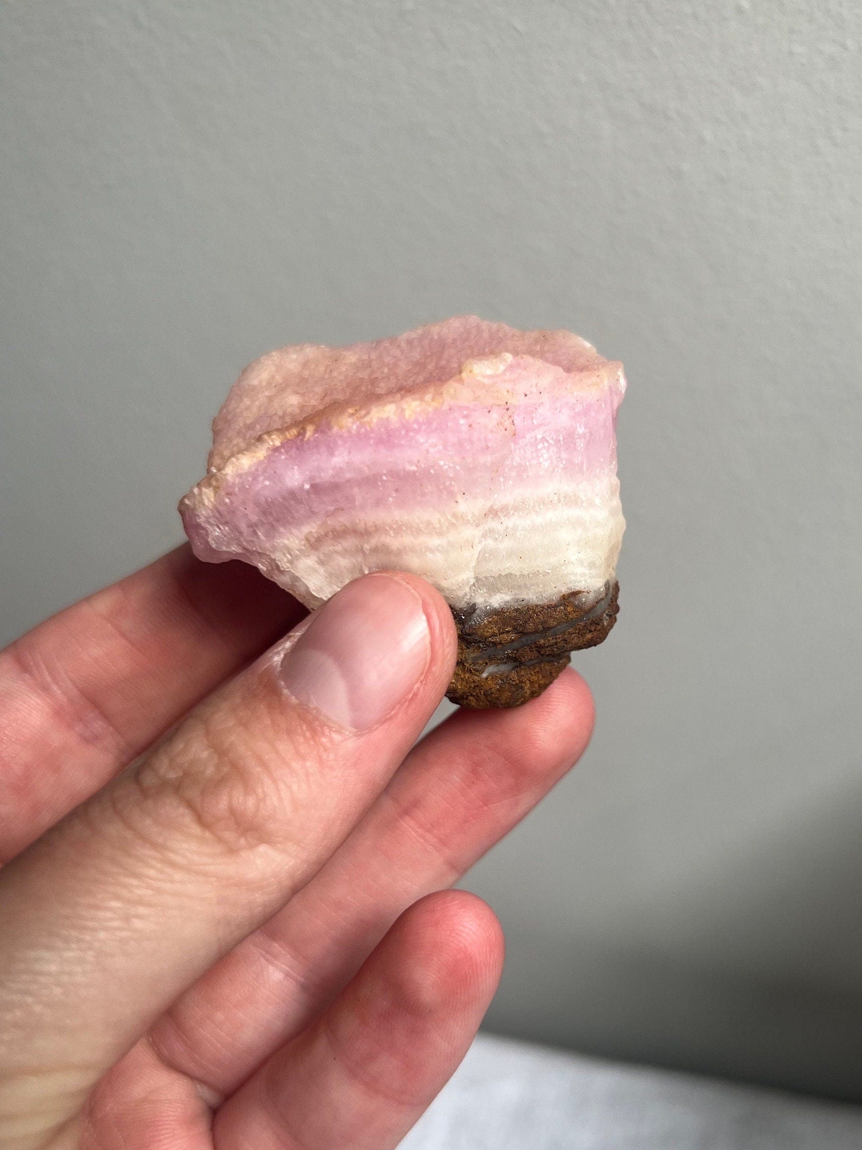 Stunning Raw Pink Aragonite Specimen from Pakistan