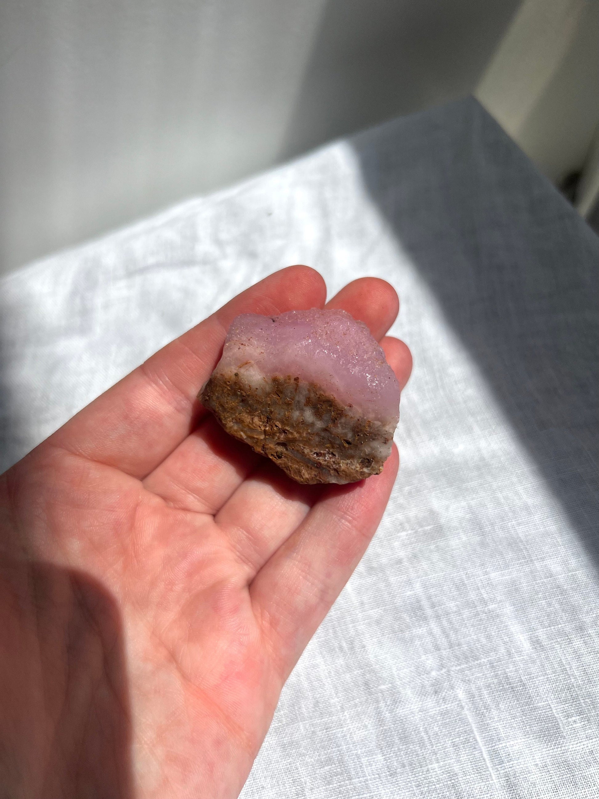 Stunning Raw Pink Aragonite Specimen from Pakistan