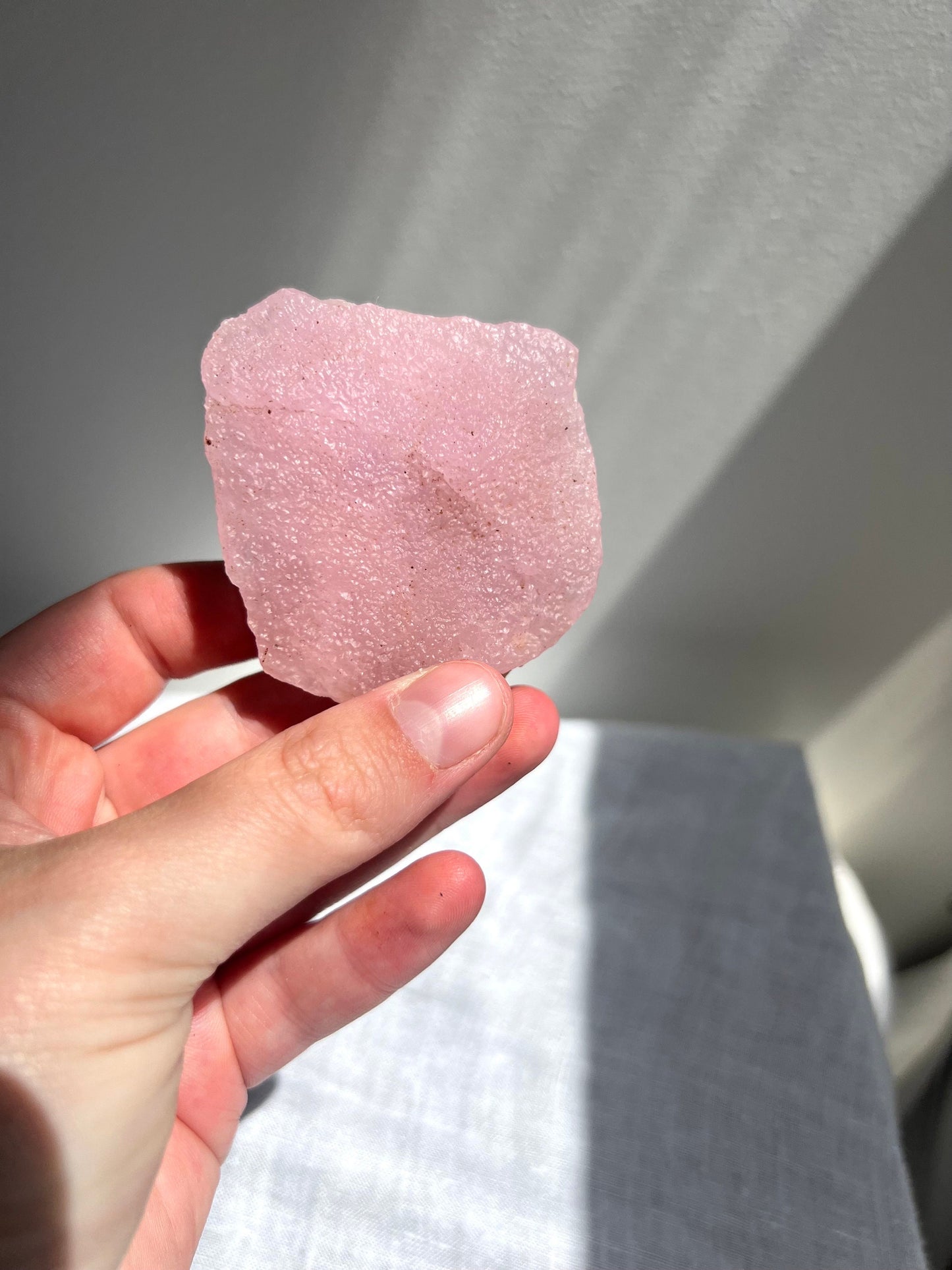 Stunning Raw Pink Aragonite Specimen from Pakistan