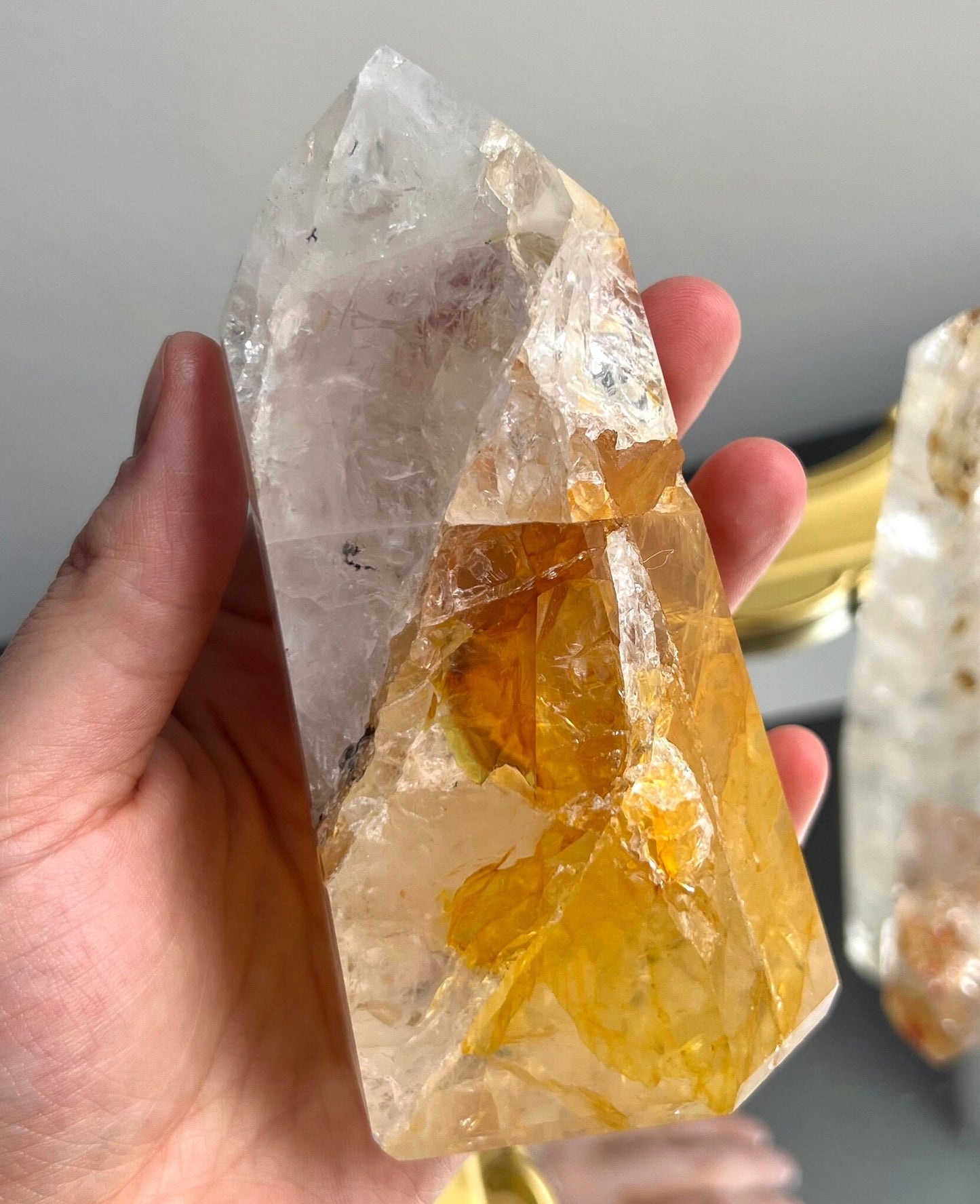 Large Golden Healer Tower | Hematoid in Quartz Tower