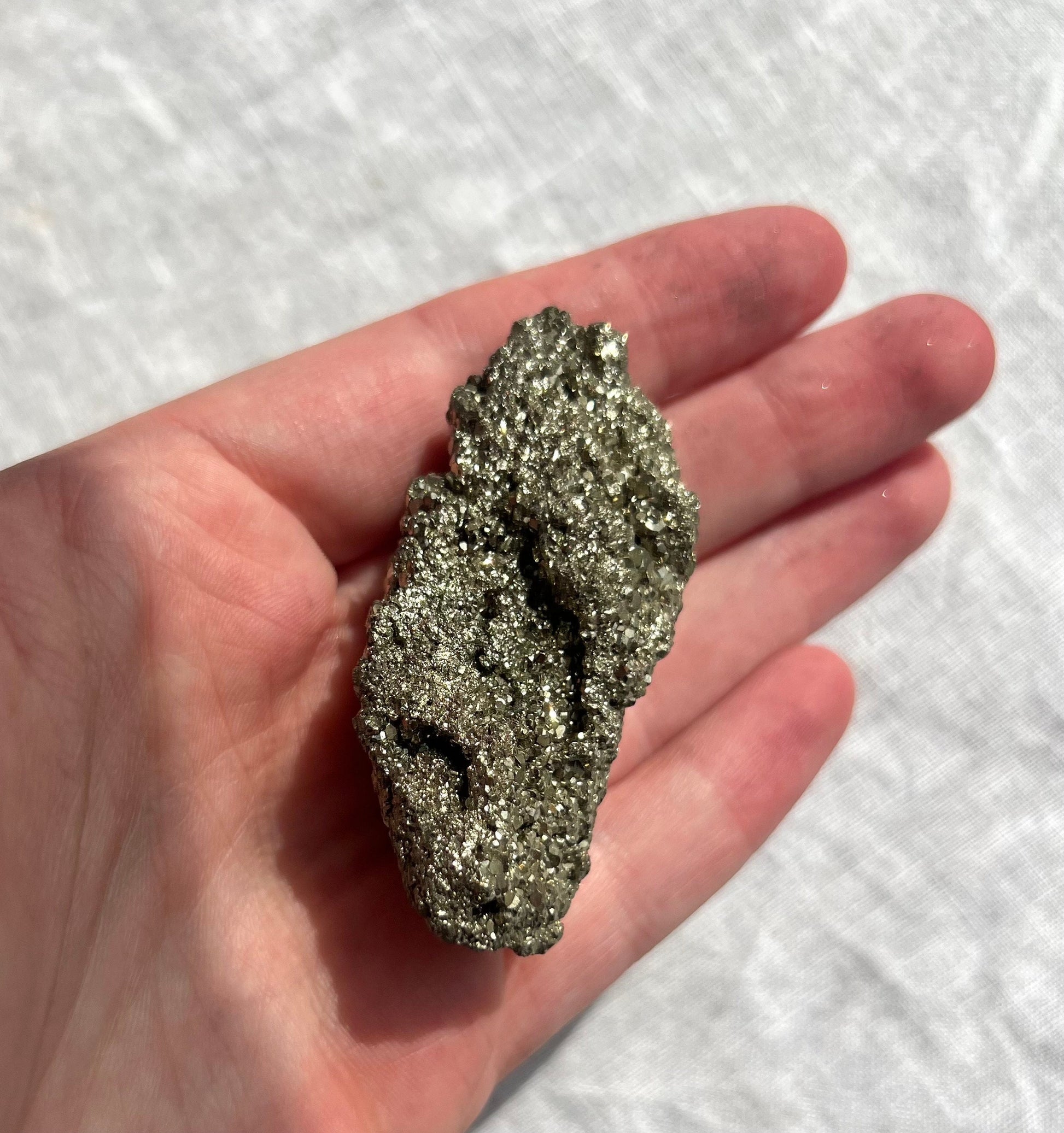 Beautiful Raw Pyrite Cluster from Peru | Peruvian Pyrite 0.074kg