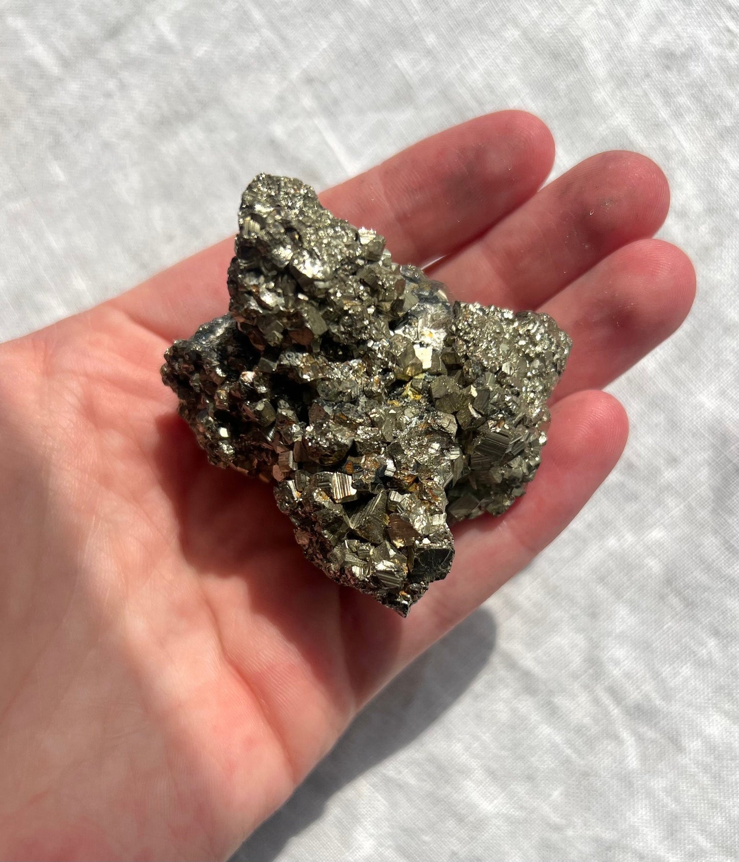 Beautiful Raw Pyrite Cluster 0.131kg
