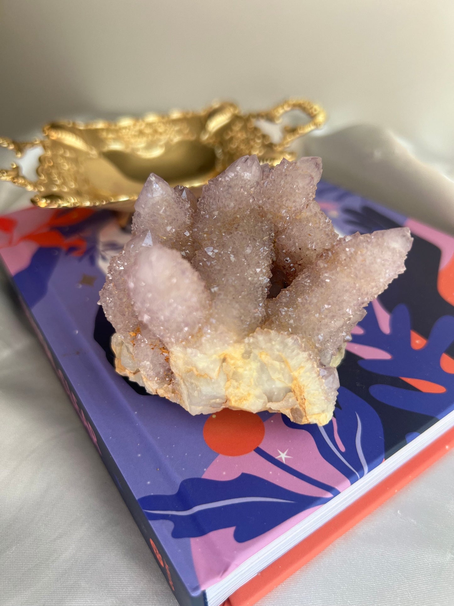 Spirit Amethyst Cluster | Cactus Quartz Specimen