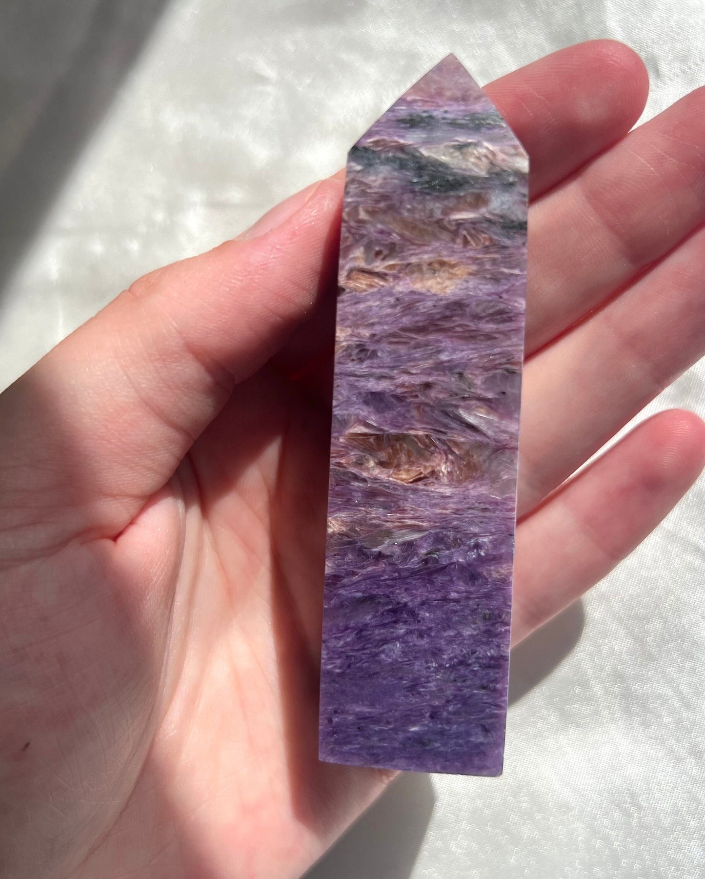 Gorgeous High Quality Charoite Tower | Charoite Obelisk