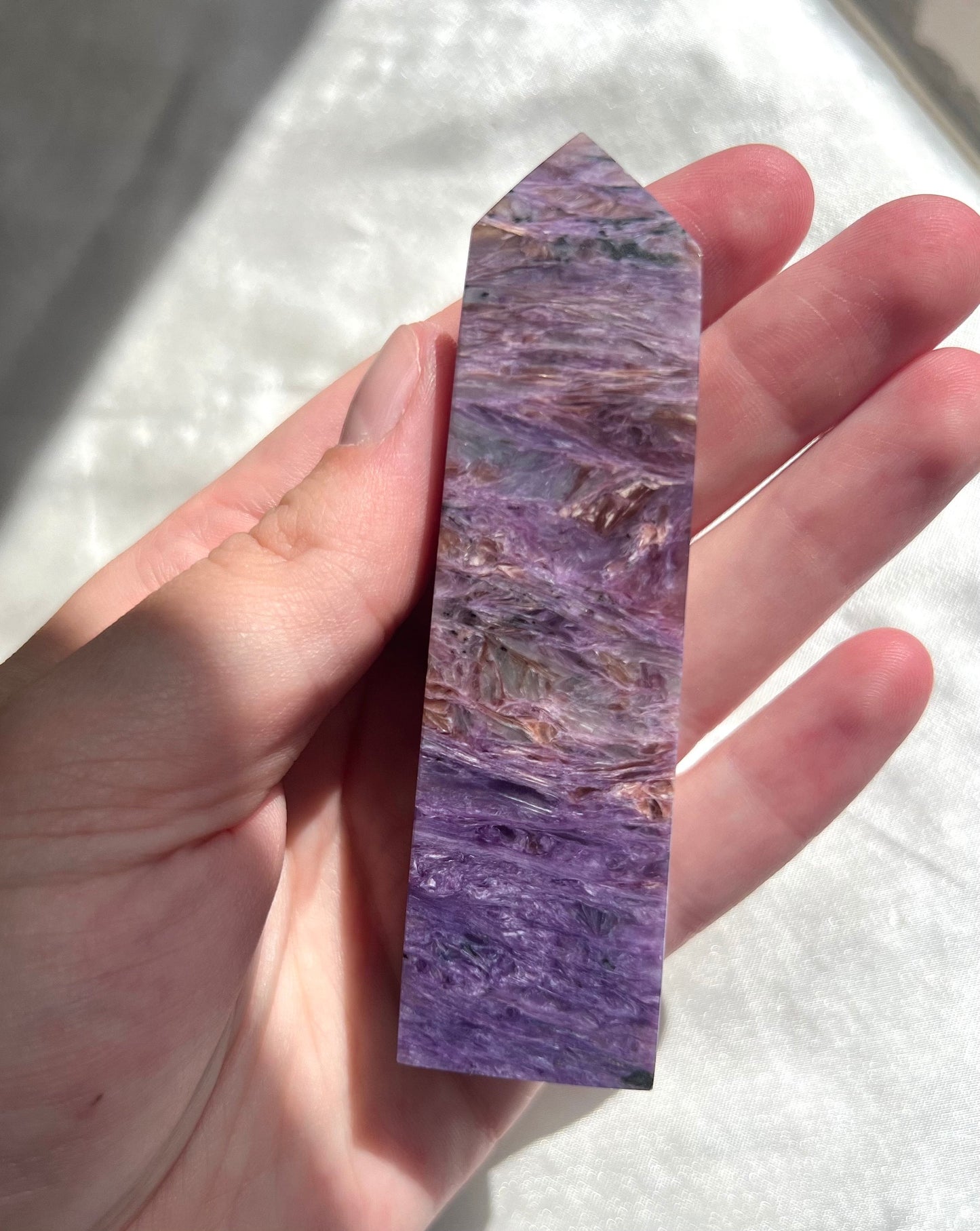 Gorgeous High Quality Charoite Tower | Charoite Obelisk