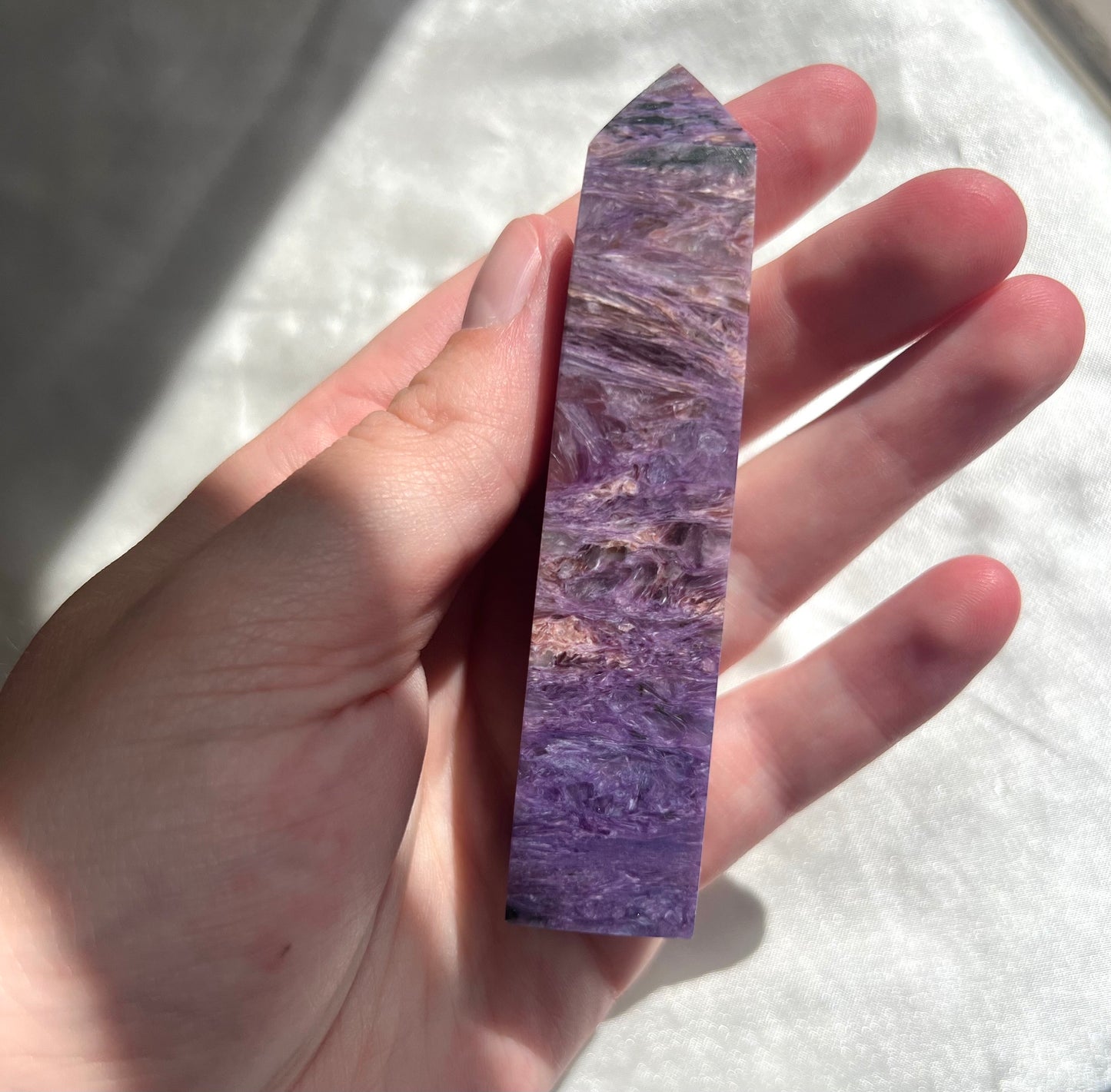 Gorgeous High Quality Charoite Tower | Charoite Obelisk