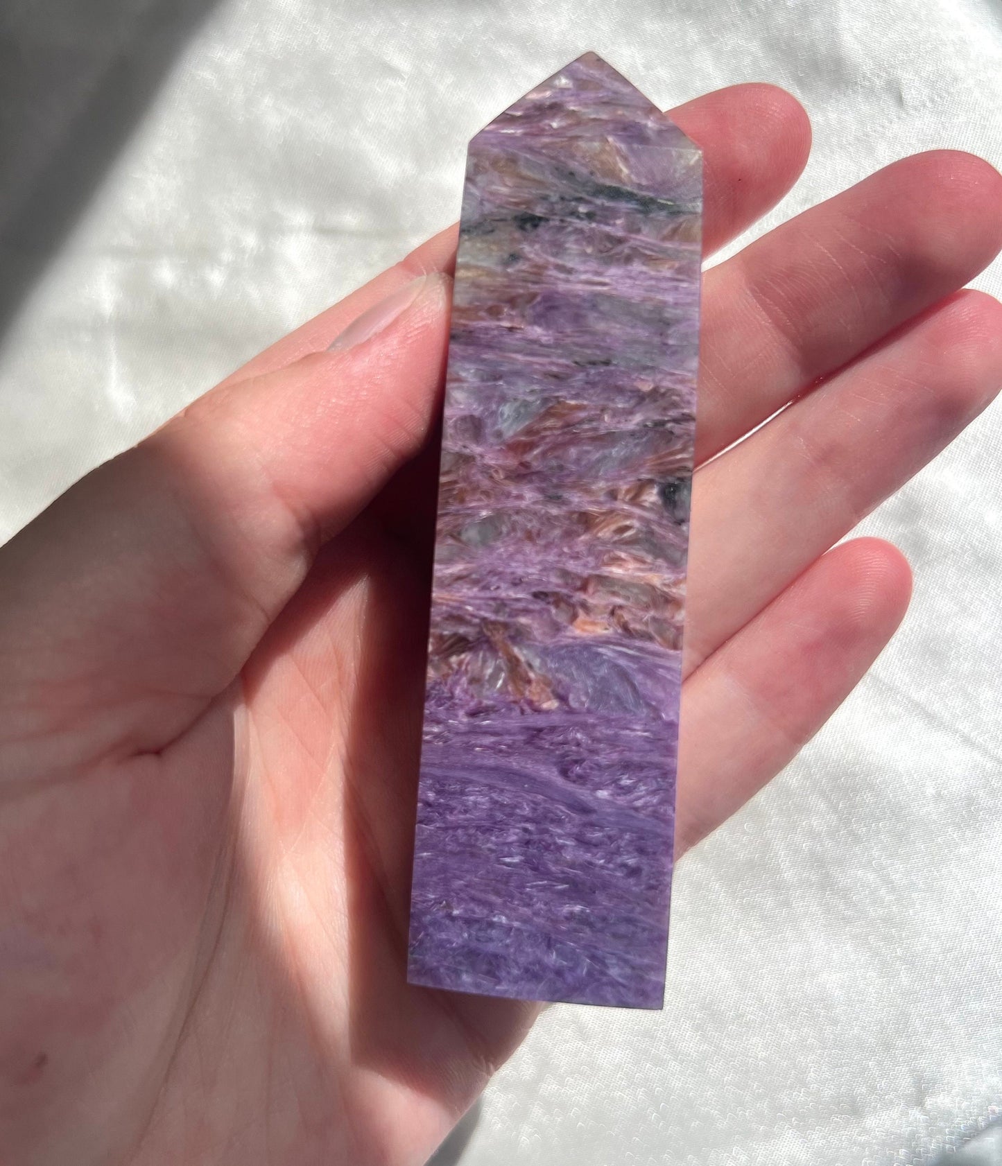 Gorgeous High Quality Charoite Tower | Charoite Obelisk