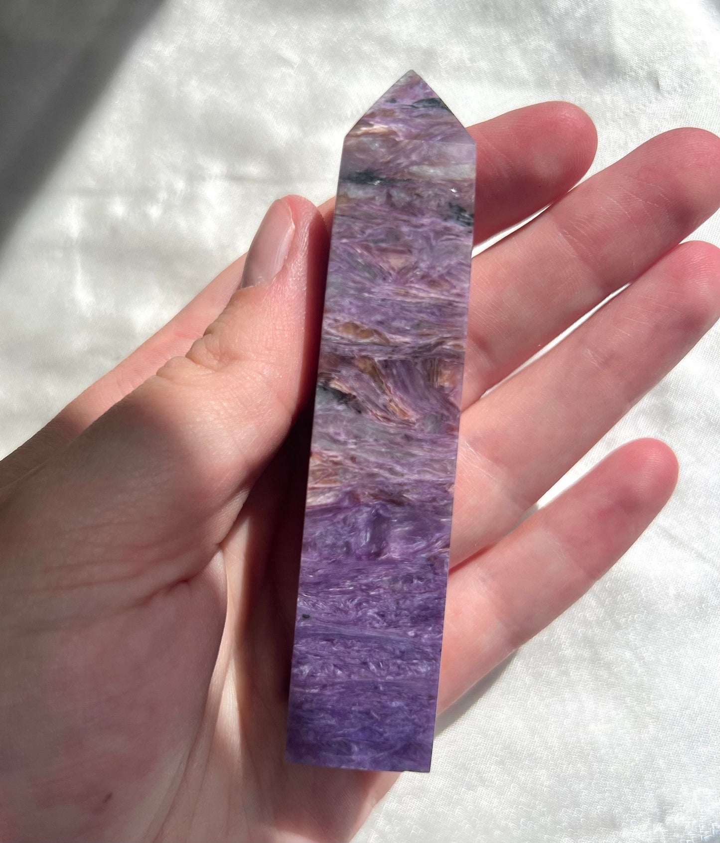 Gorgeous High Quality Charoite Tower | Charoite Obelisk