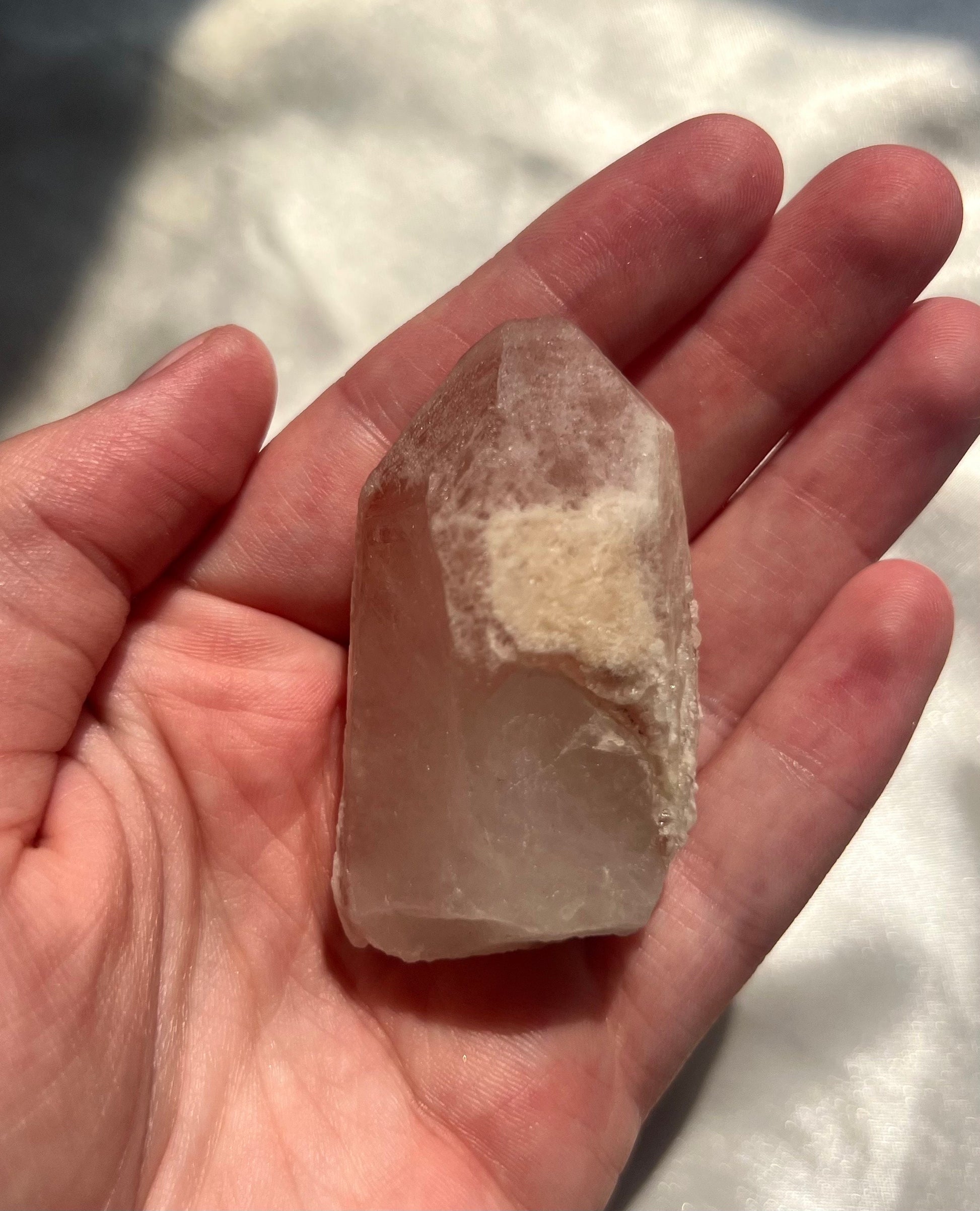 Raw Pink Scarlett Temple Lemurian Point