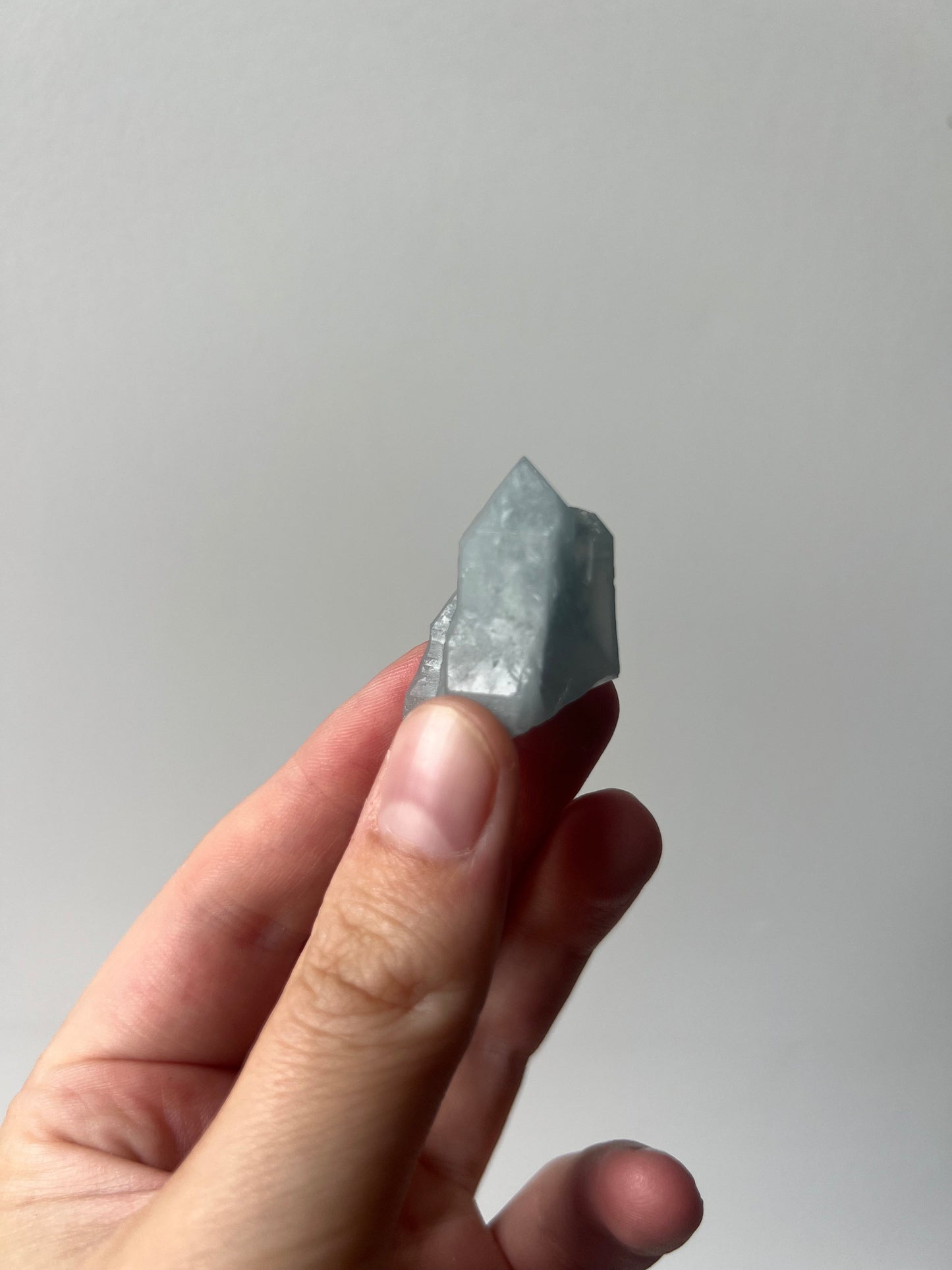 RARE Blue Tara Quartz | Raw Amphibole Quartz Point from Brazil