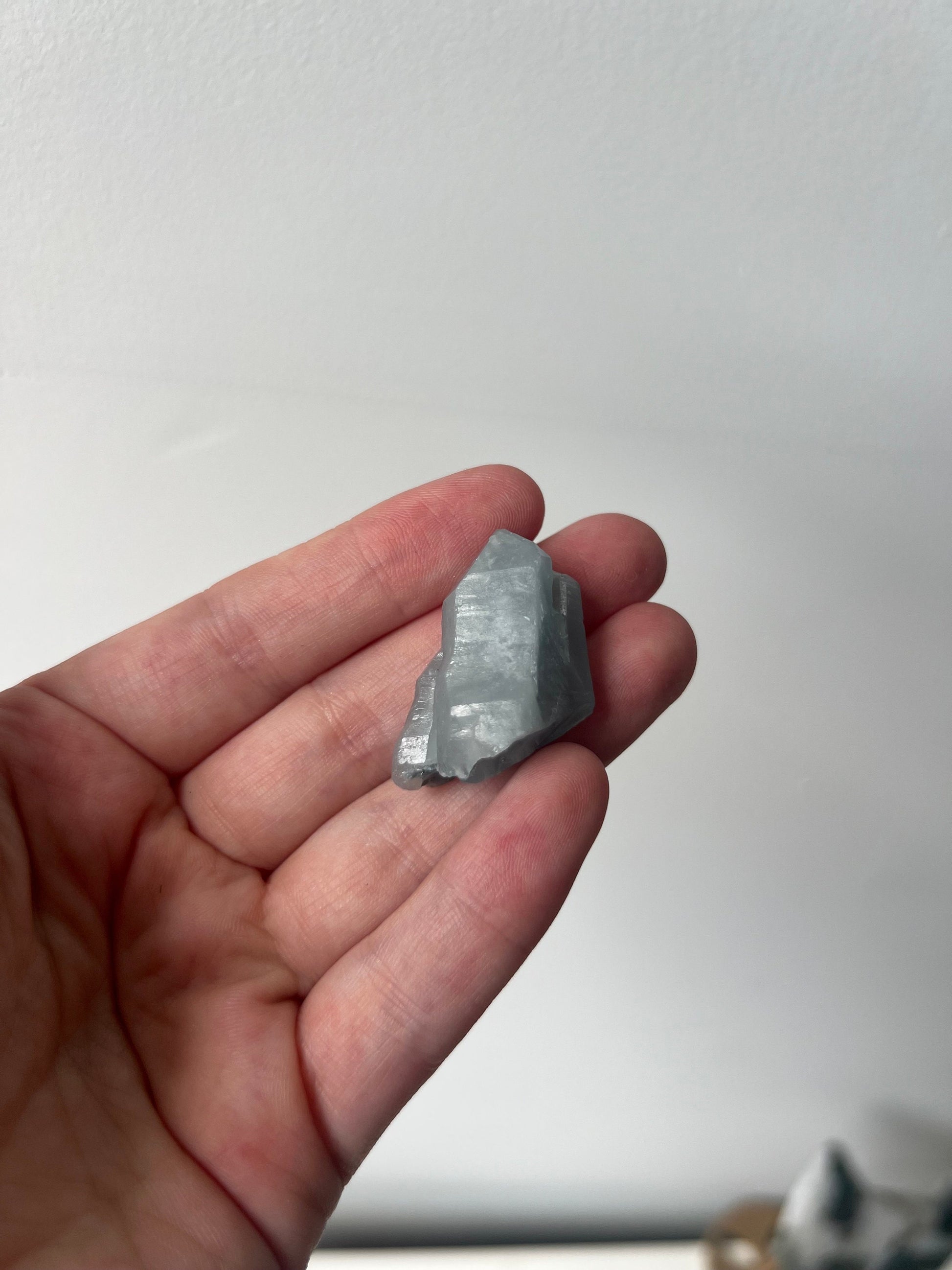 RARE Blue Tara Quartz | Raw Amphibole Quartz Point from Brazil