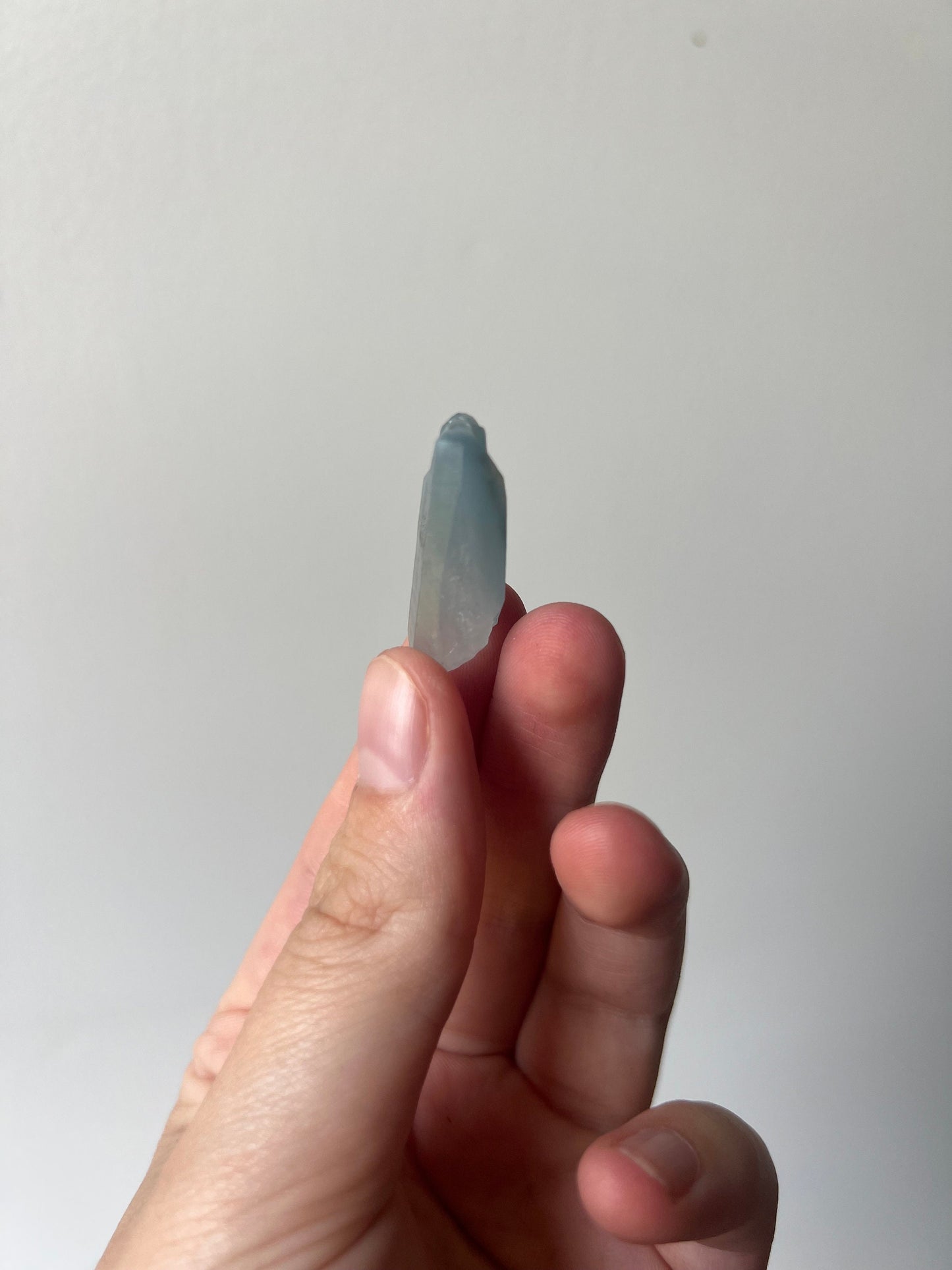 RARE Blue Tara Quartz | Raw Amphibole Quartz Point from Brazil