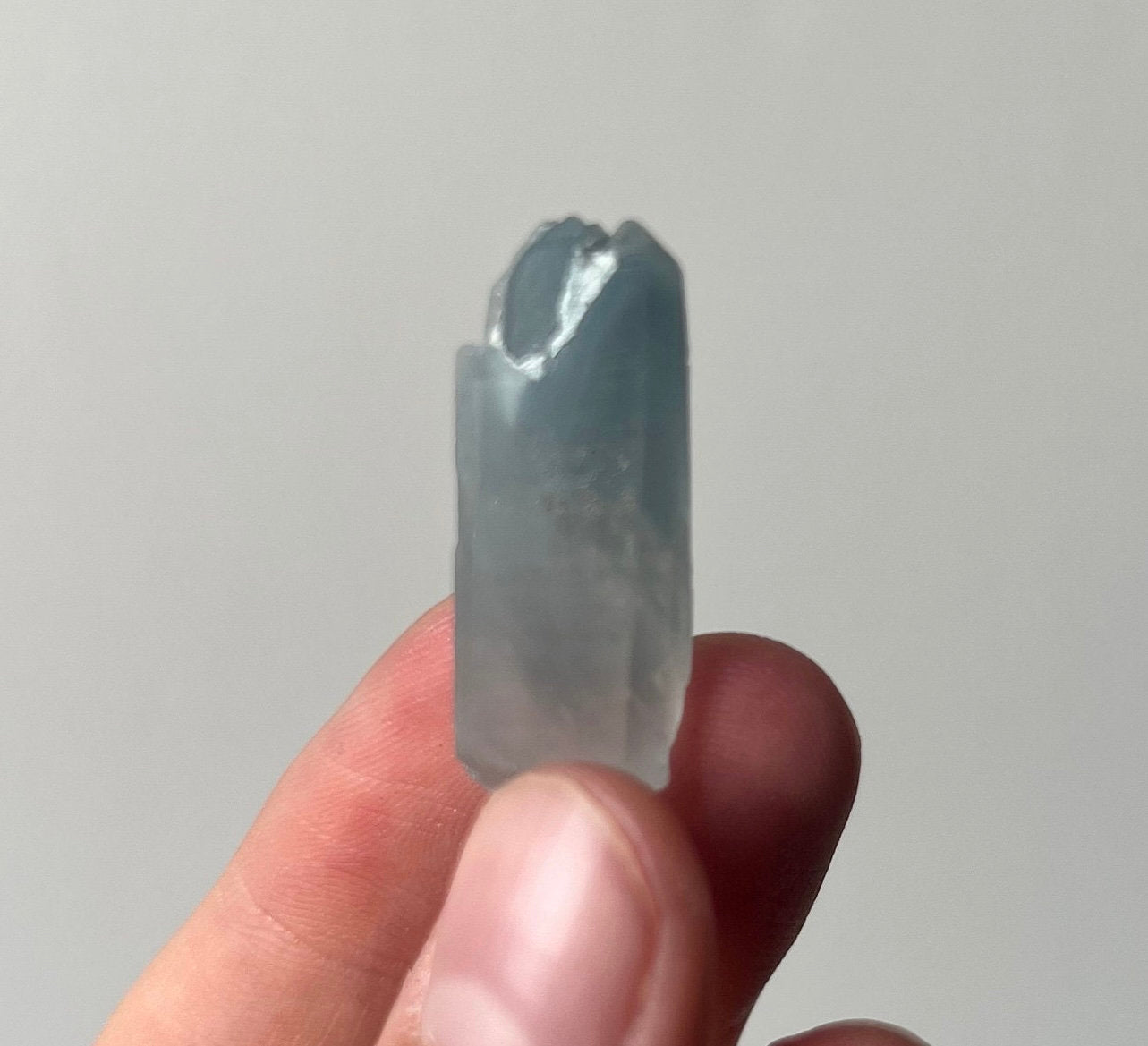 RARE Blue Tara Quartz | Raw Amphibole Quartz Point from Brazil