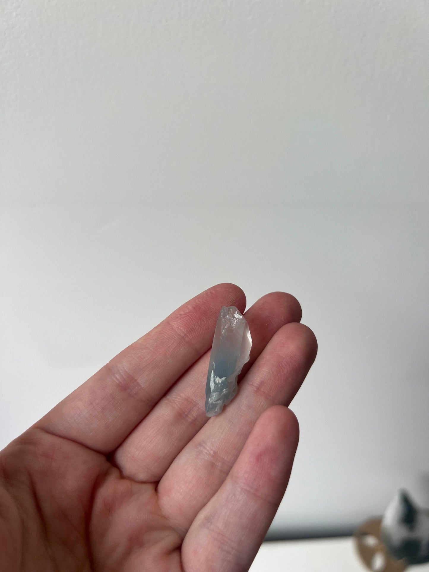 RARE Blue Tara Quartz | Raw Amphibole Quartz Point from Brazil