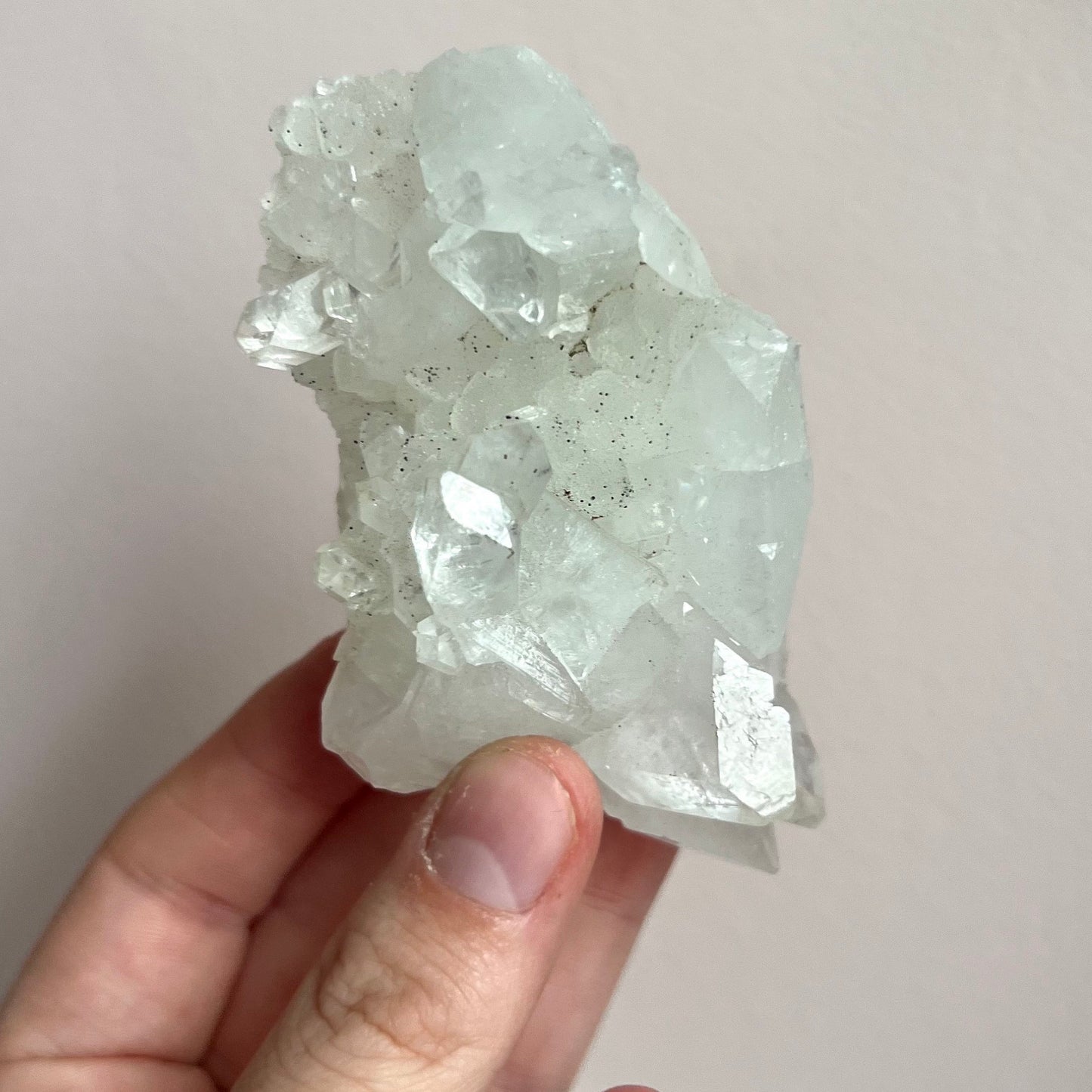 Beautiful Apophyllite Cluster from India | Clear Apophyllite 3.3oz
