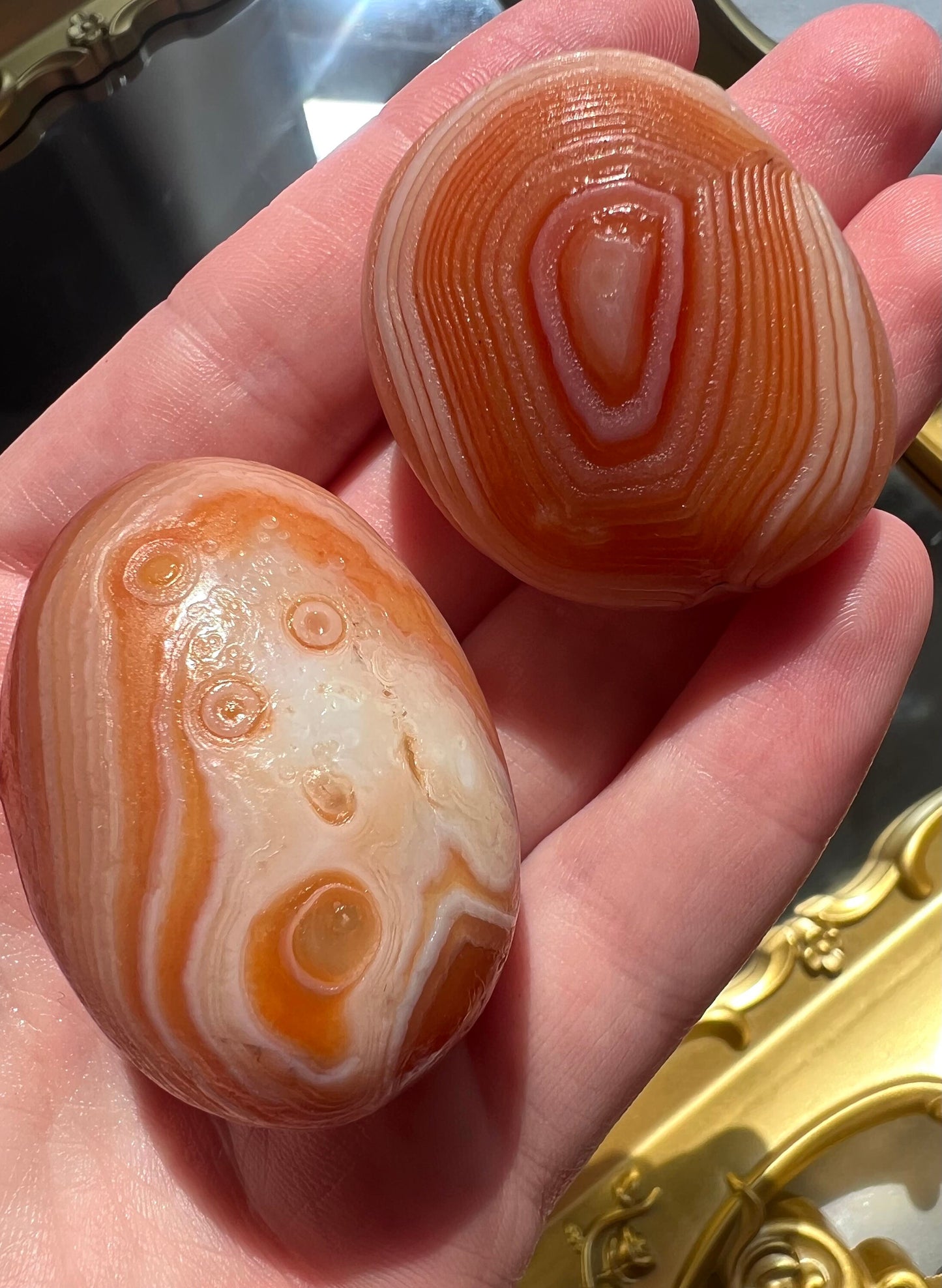 Unique Gobi Desert Agate Large Tumbled Nodules from Mongolia