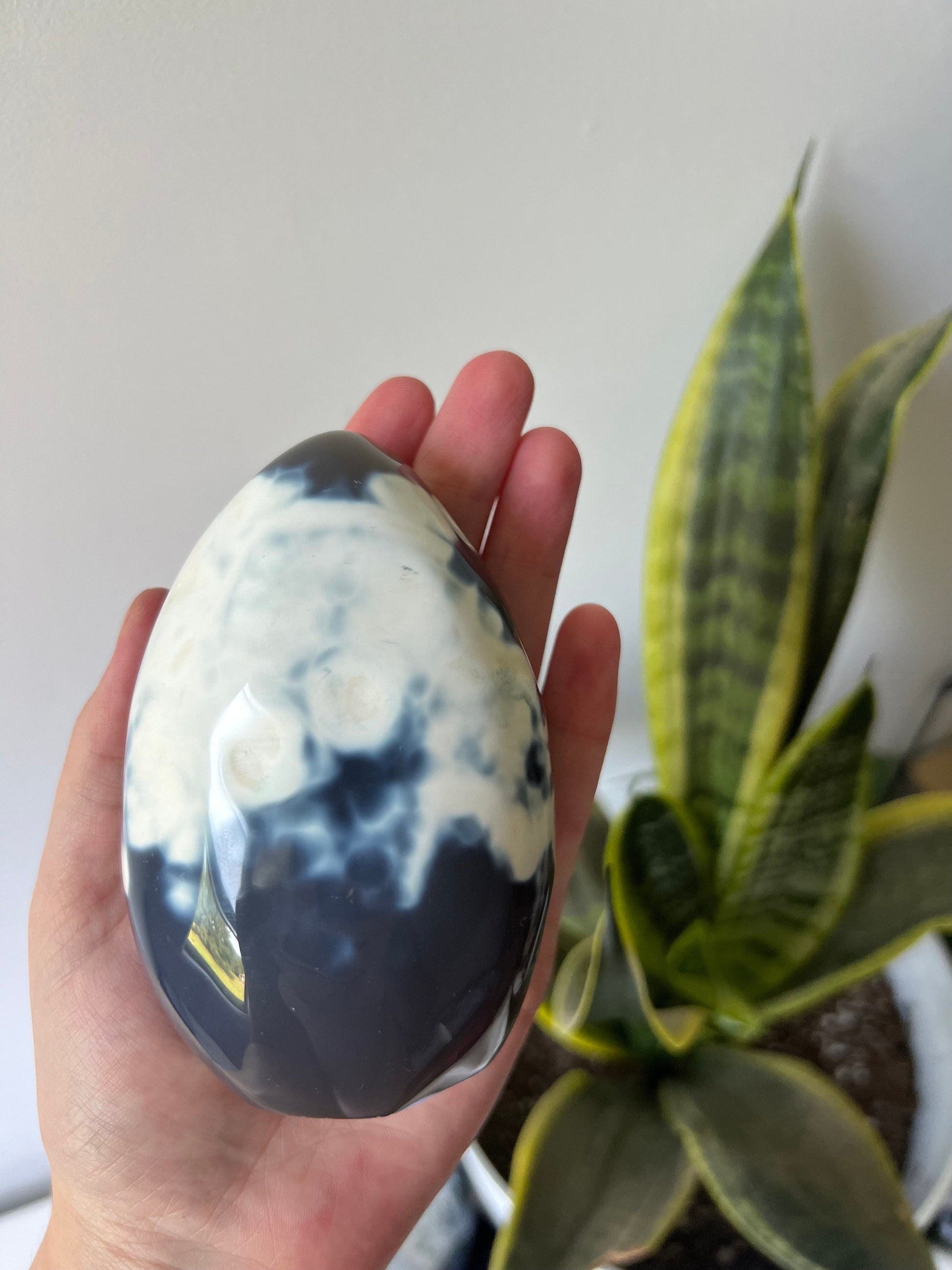 Beautiful Orca Agate Freeform | Polished Orca Agate Carving