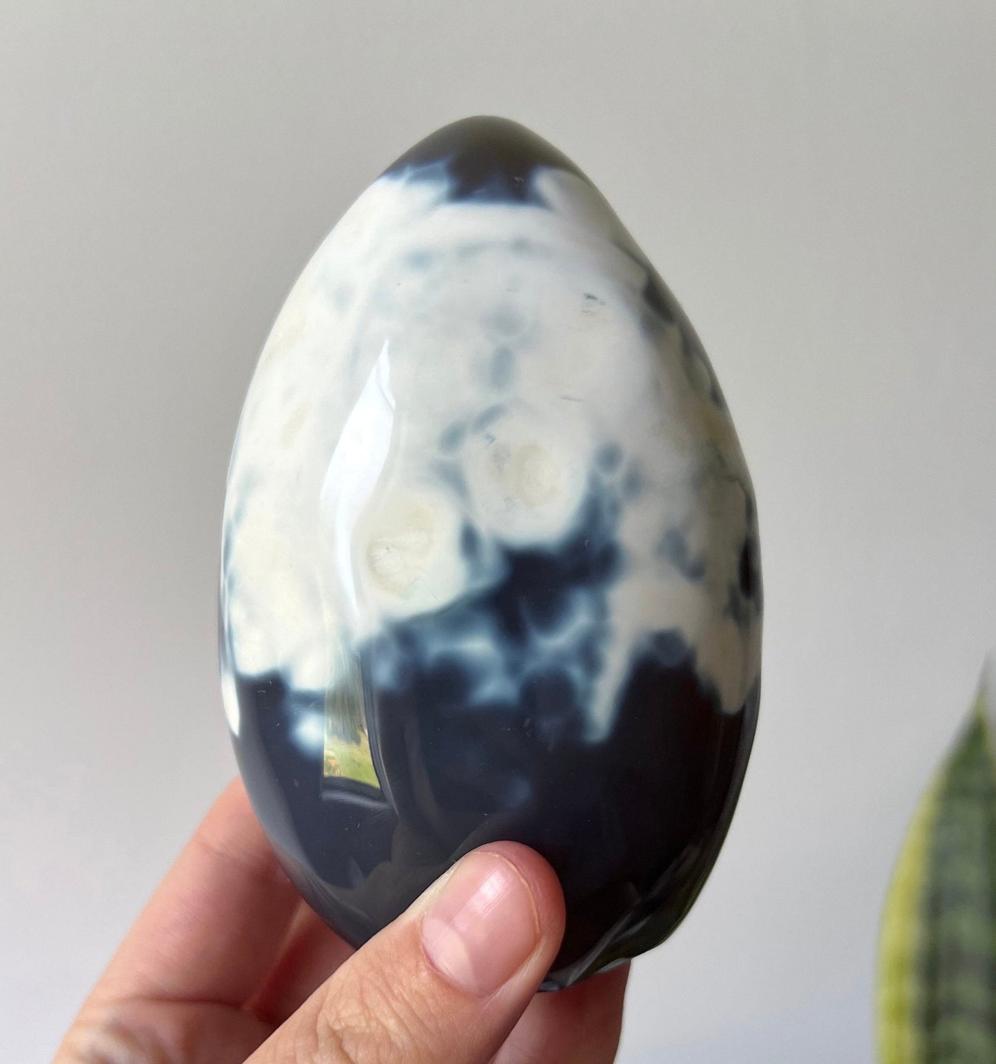 Beautiful Orca Agate Freeform | Polished Orca Agate Carving