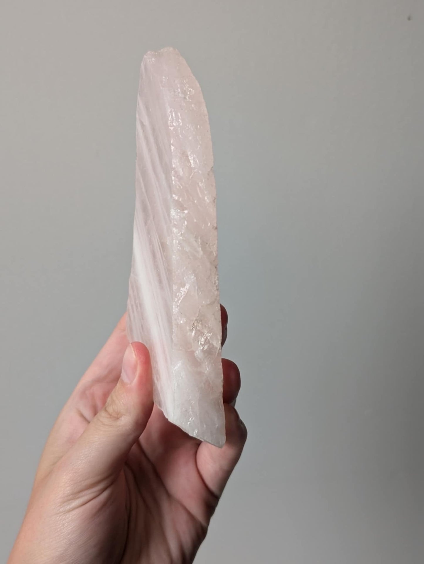 Gorgeous Raw Rose Quartz Slab from Brazil