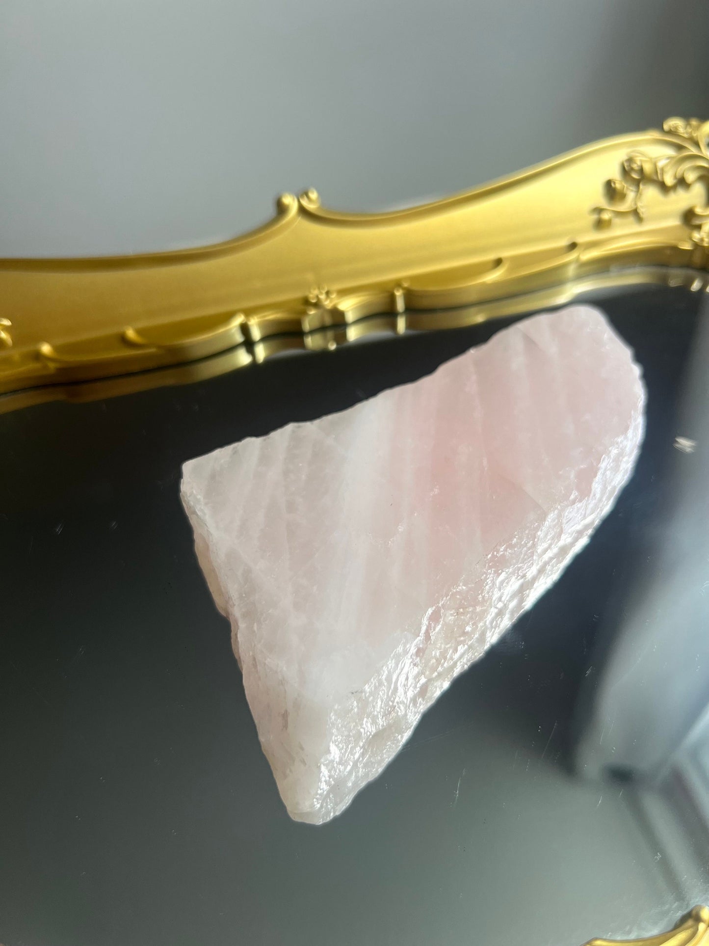 Gorgeous Raw Rose Quartz Slab from Brazil