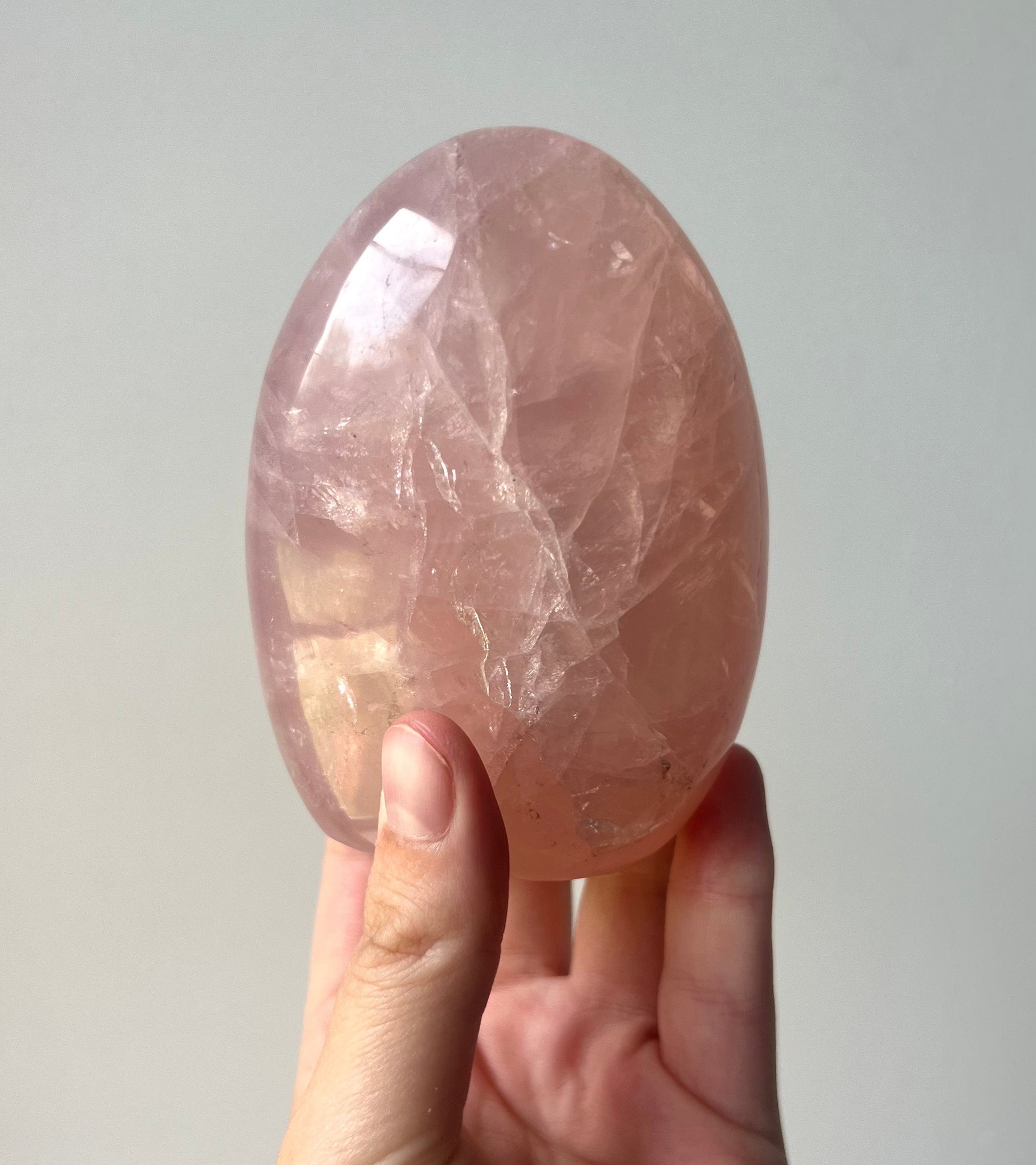 High Quality Rose Quartz Freeform | Gemmy Rose Quartz Freeform 0.5kg