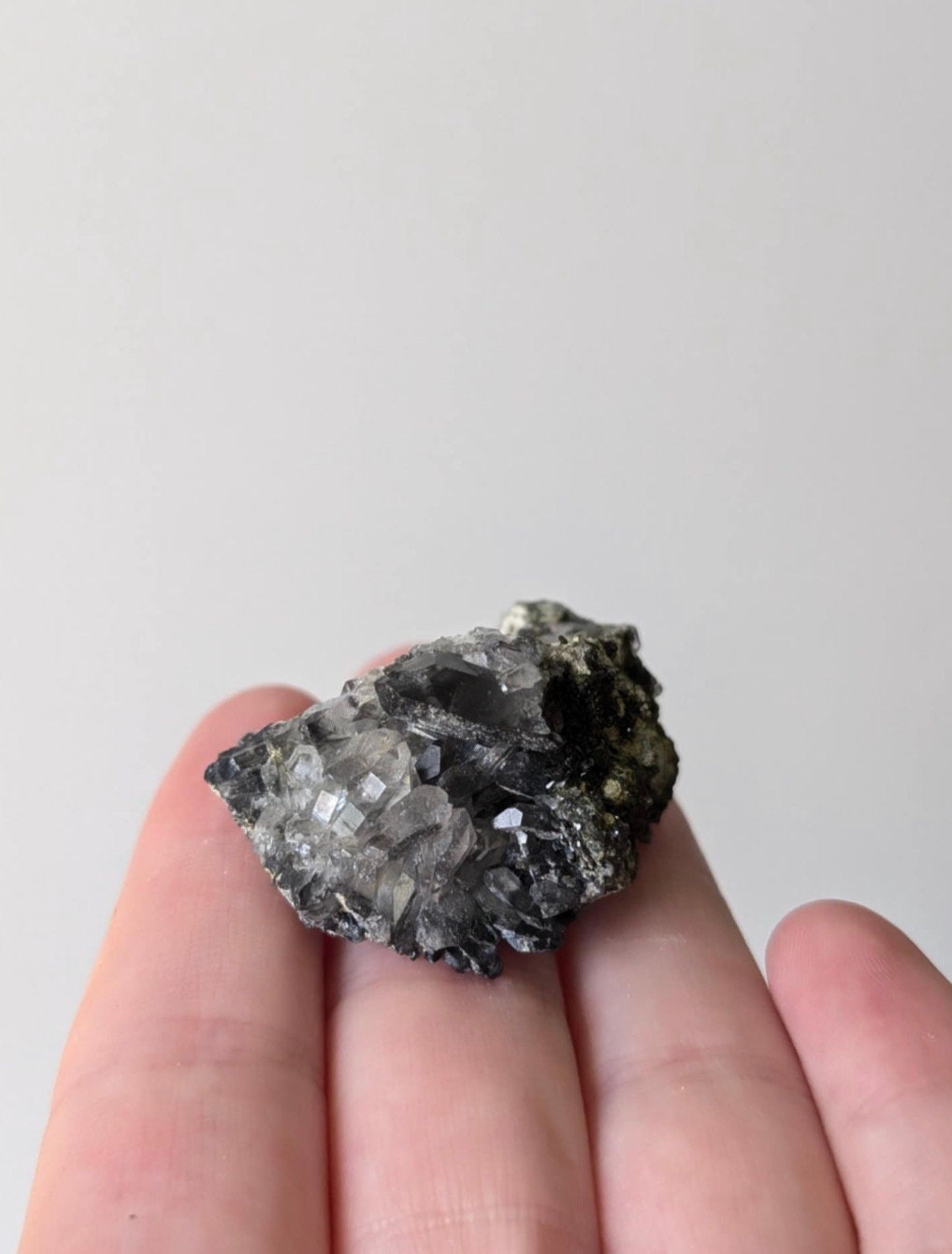 Gorgeous Epidote on Quartz Specimen Cluster