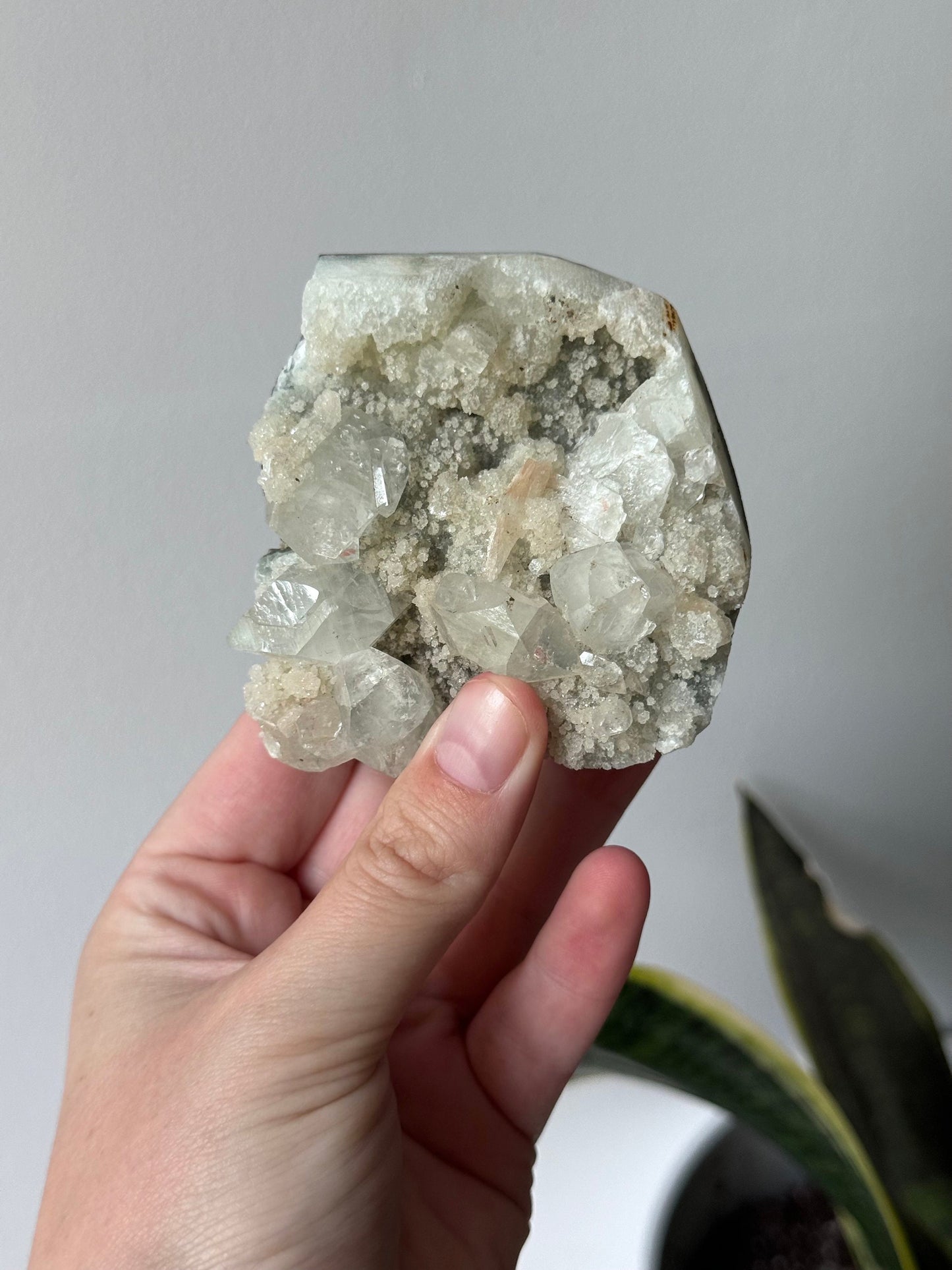 Gorgeous Apophyllite with Stilbite on Chalcedony Specimen from India