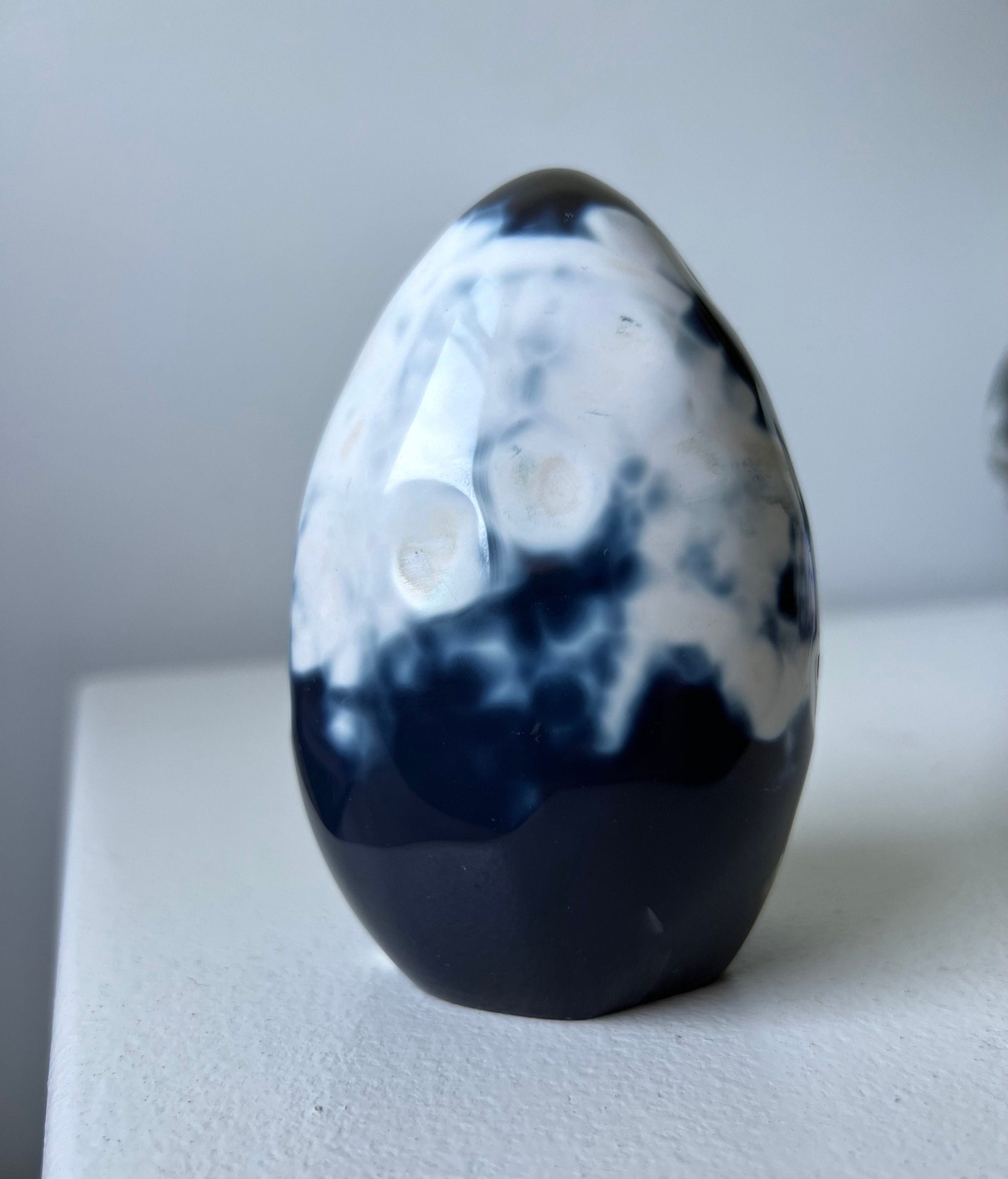 Beautiful Orca Agate Freeform | Polished Orca Agate Carving