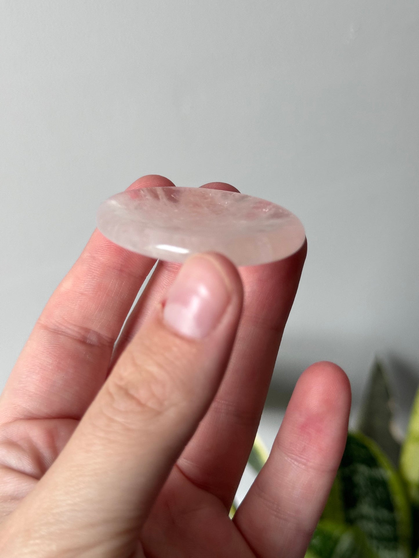 Gorgeous Rose Quartz Worry Stone Carvings | Thumb Stone Touch Stone Rose Quartz