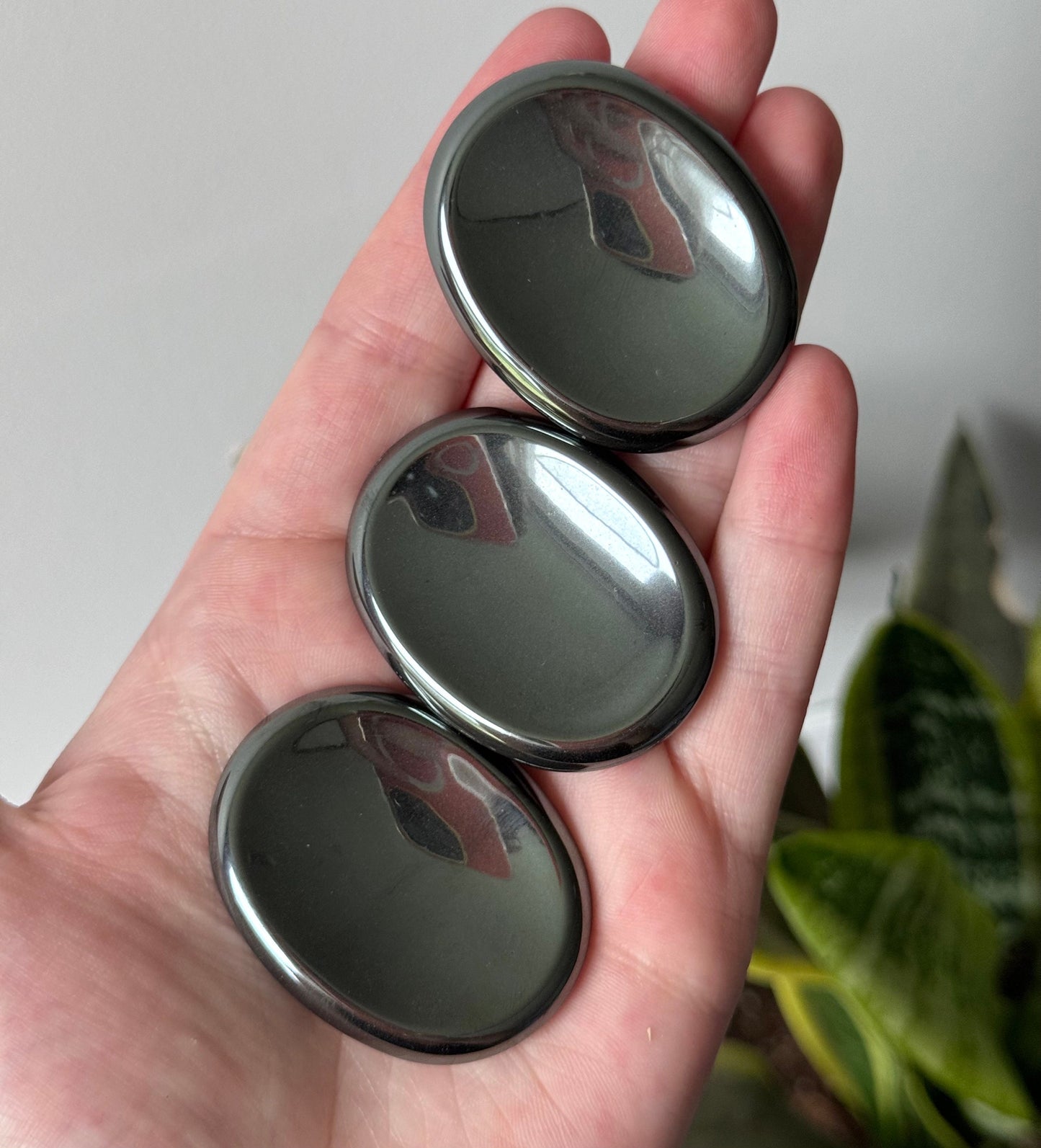 Gorgeous Hematite Worry Stone Carvings | Touch Stone Pocket Stone Thumb Stone