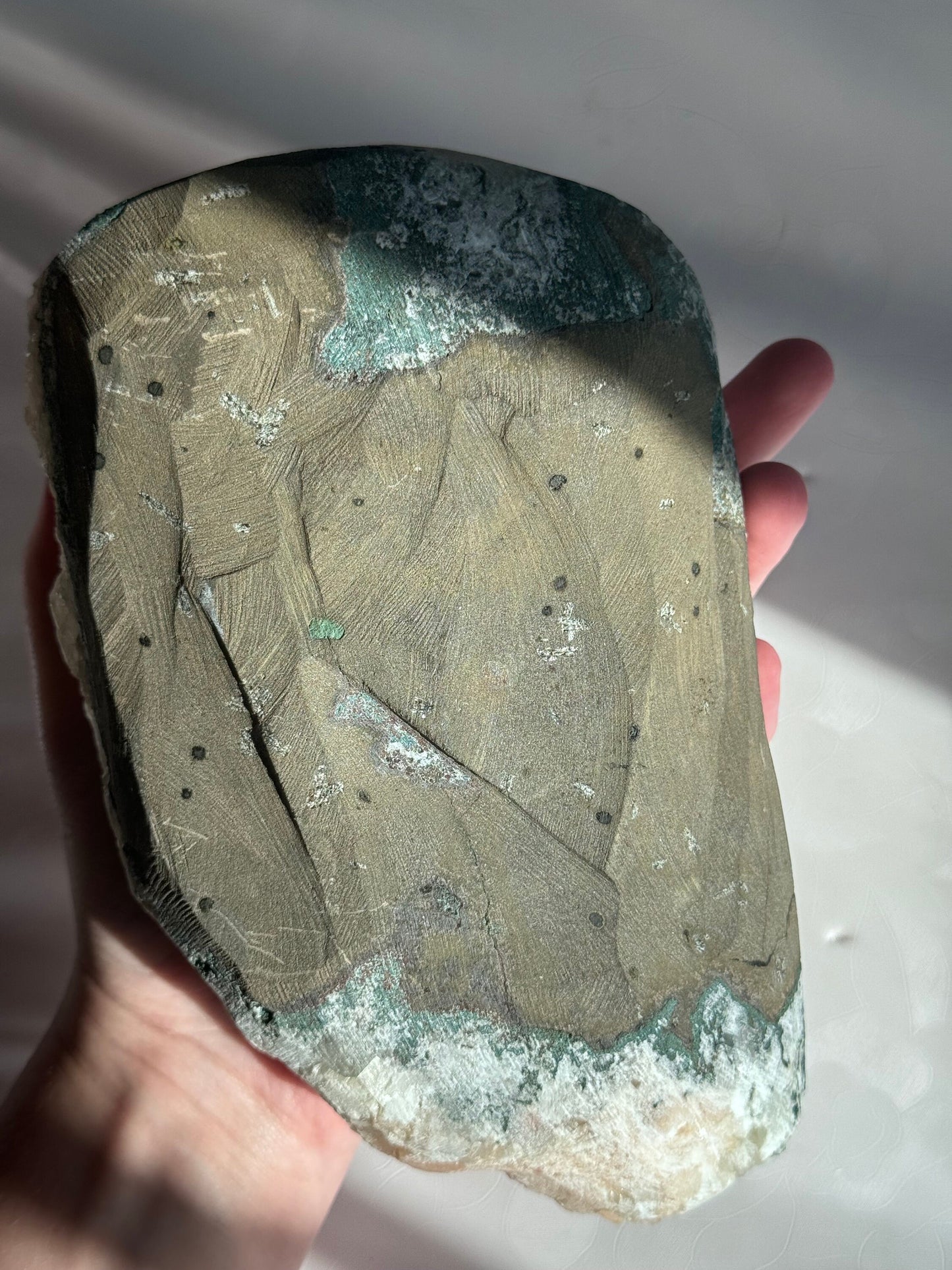 AAA Grade Diamond Apophyllite with Peach Stilbite Cluster from India (1.57kg)