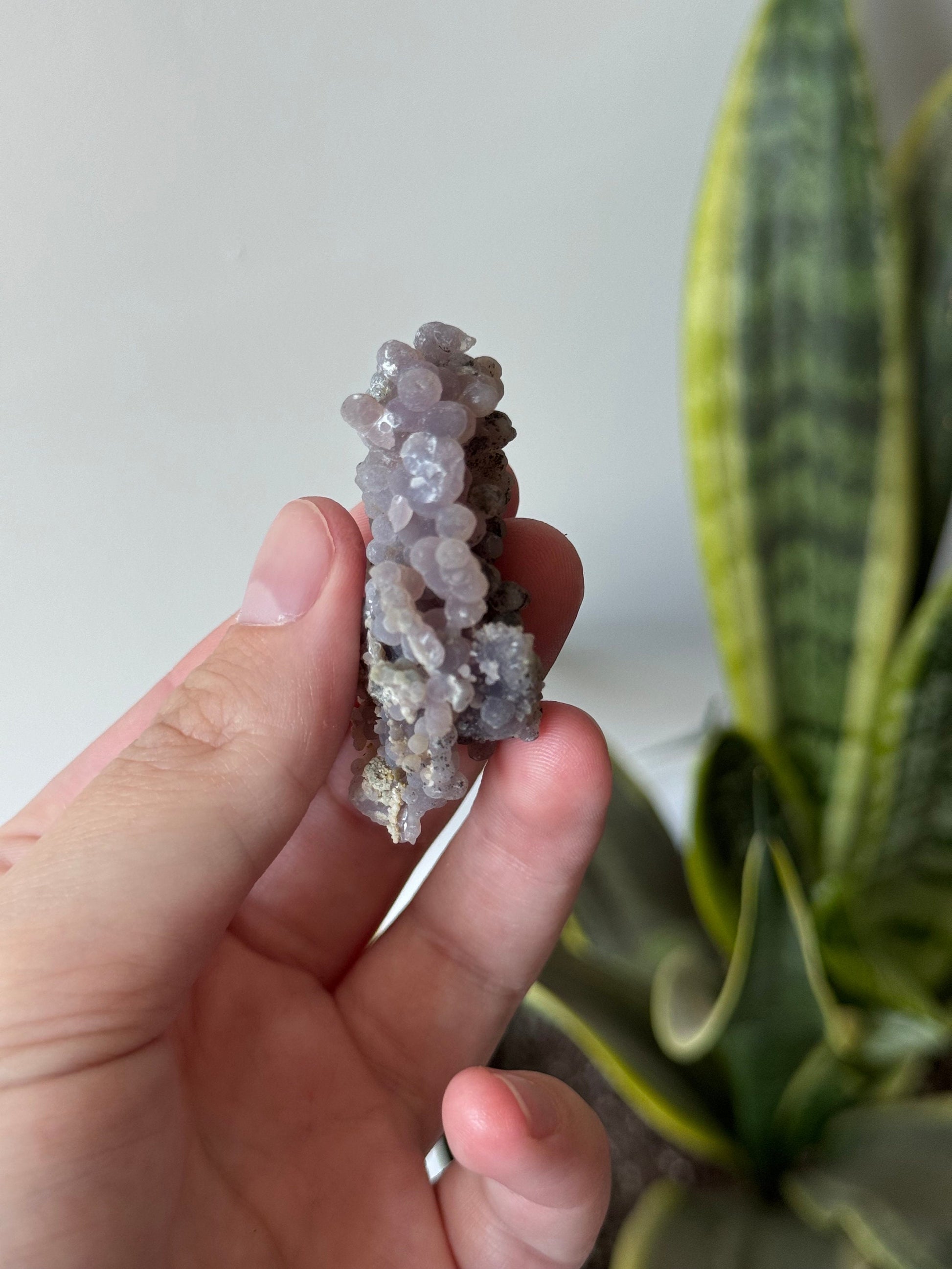 Stunning Raw Grape Agate Specimen from Indonesia