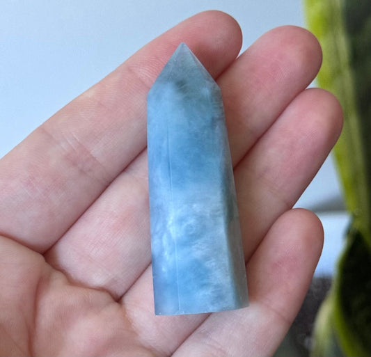 Beautiful Aquamarine Mini Tower | Small Aquamarine Obelisk