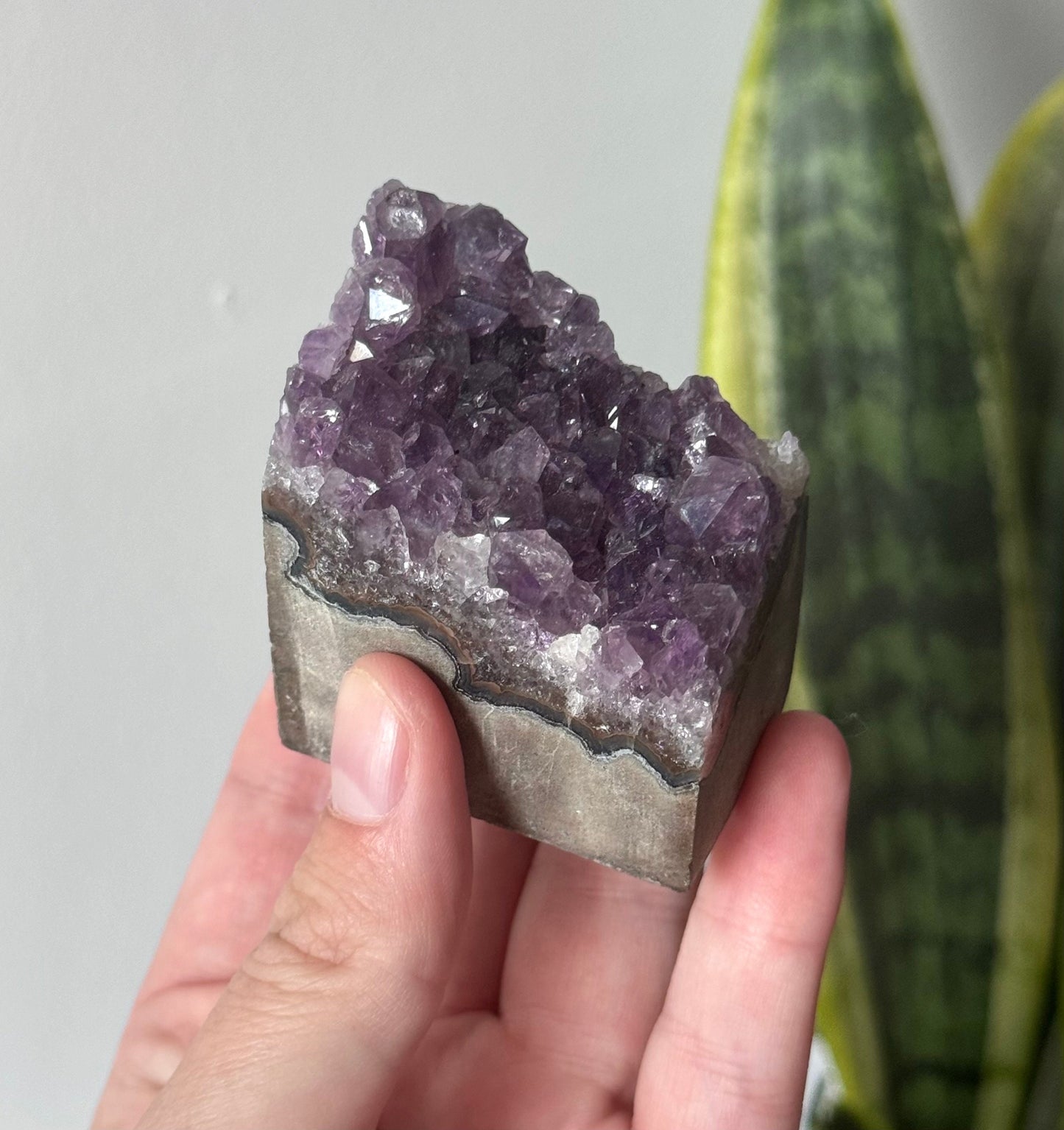 Beautiful Amethyst Cube from Uruguay | Polished Amethyst Block