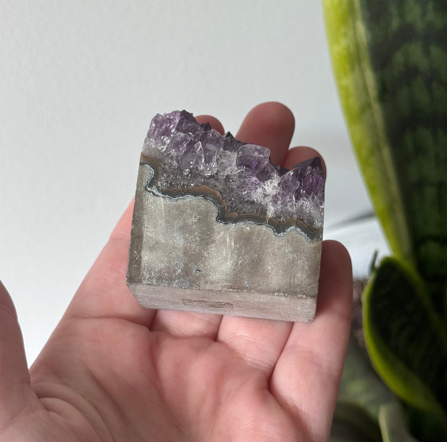 Beautiful Amethyst Cube from Uruguay | Polished Amethyst Block
