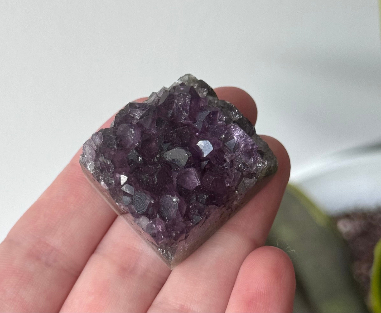 Beautiful Amethyst Cube from Uruguay | Polished Amethyst Block